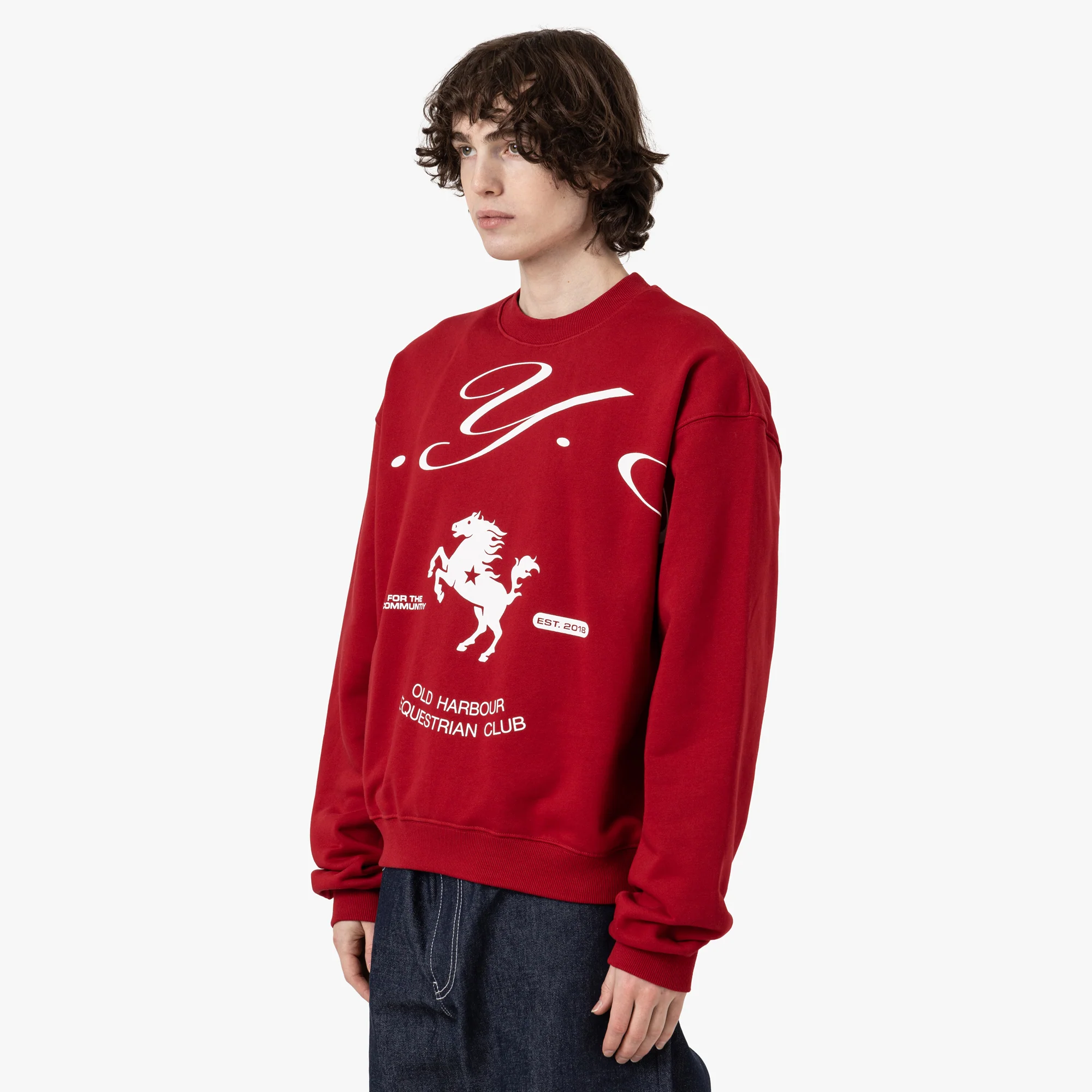 4YE Old Harbour Crewneck / Red - Image 2