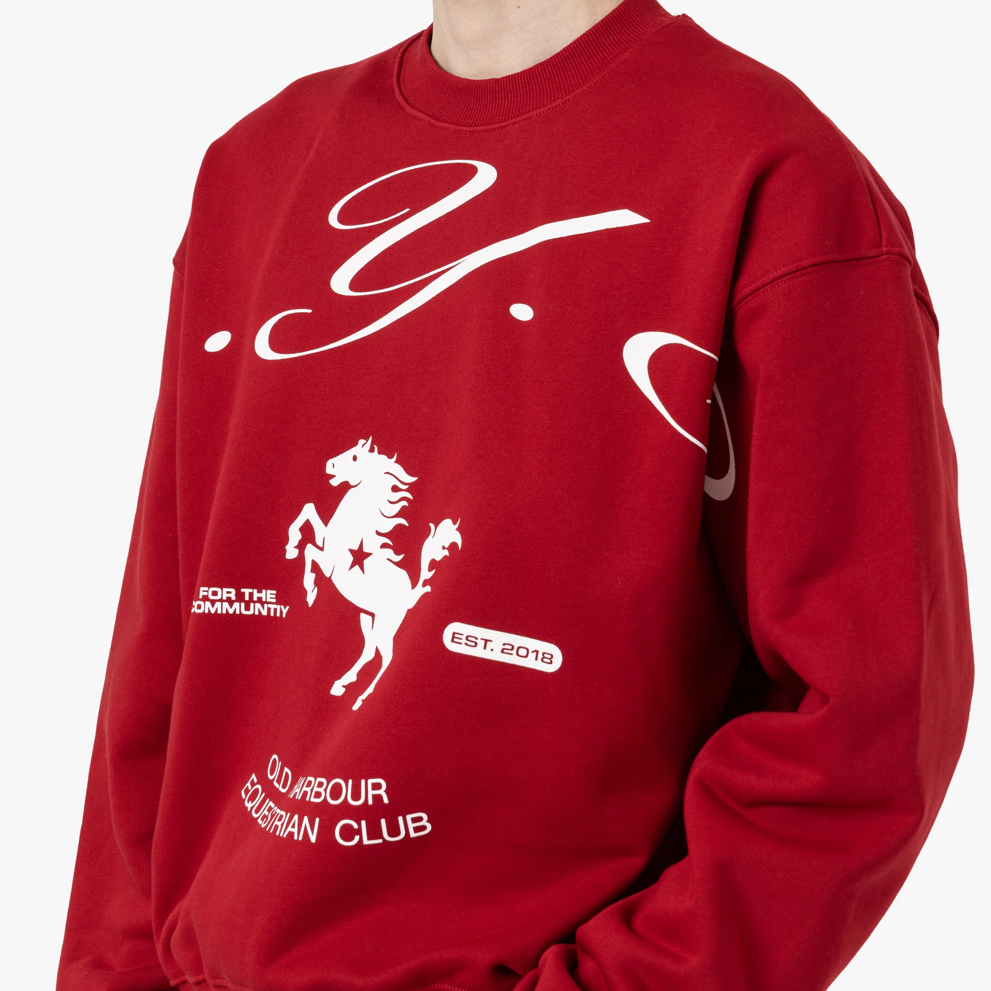 4YE Old Harbour Crewneck / Red - Image 4