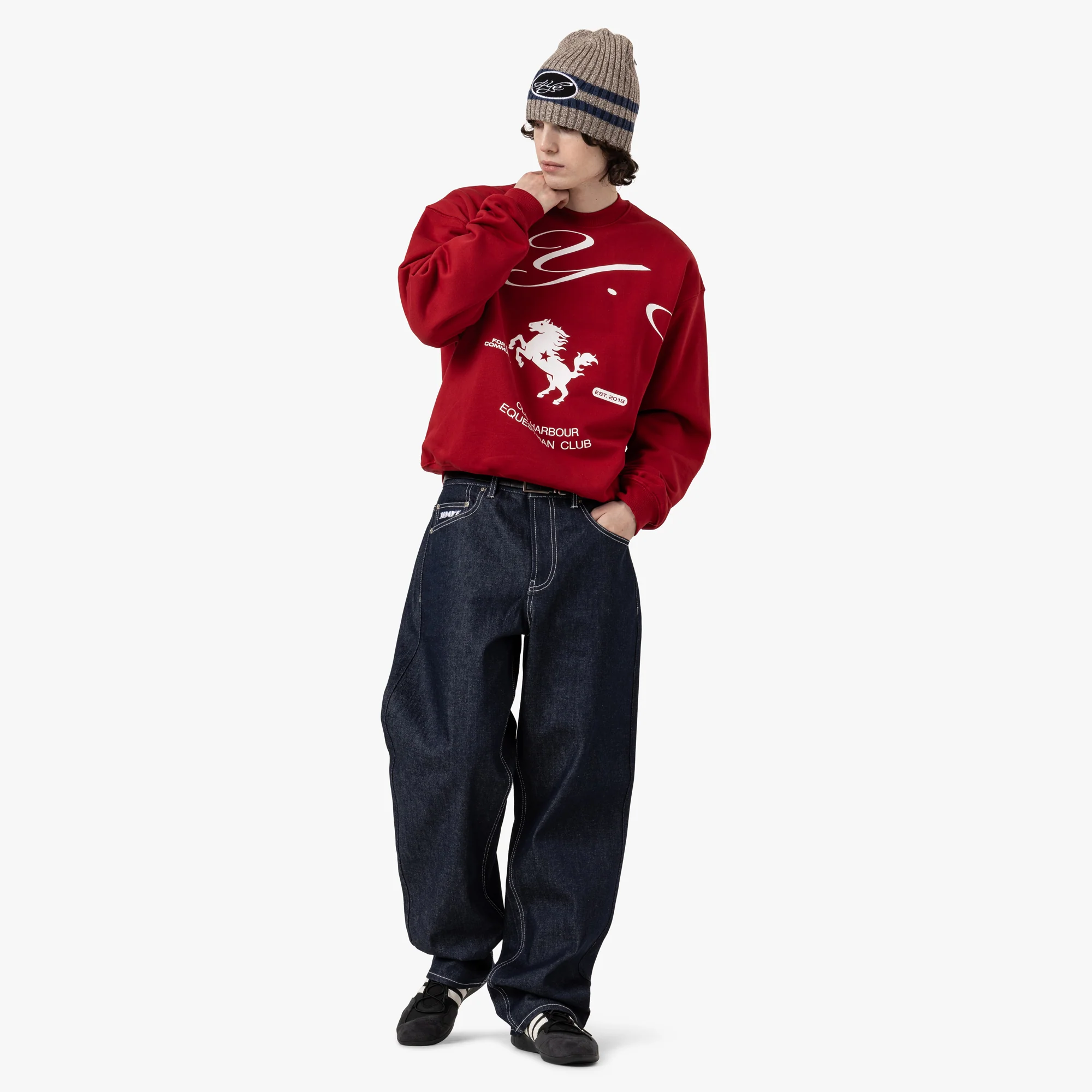 4YE Old Harbour Crewneck / Red - Image 6