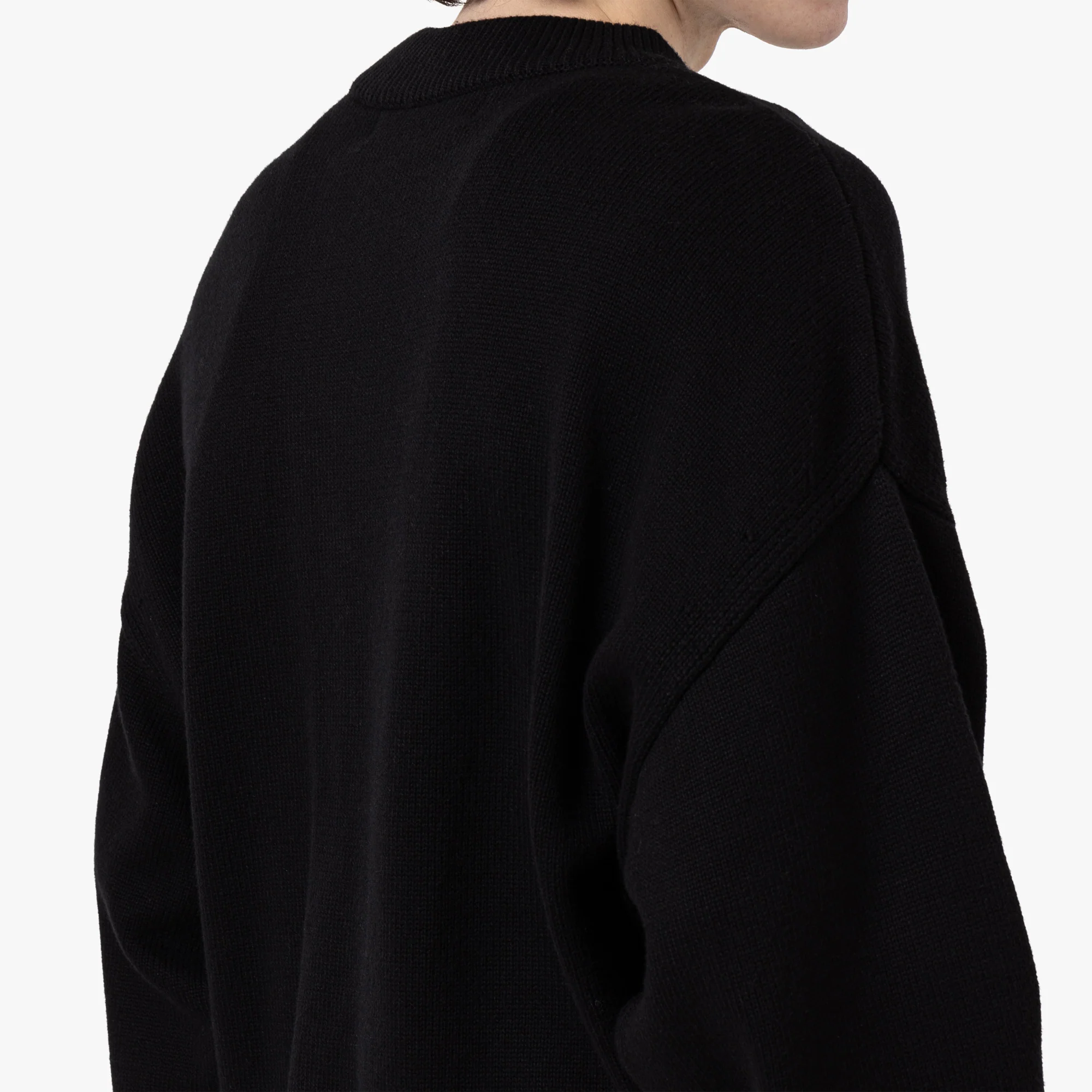 4YE Chenille Knit Sweater / Black - Image 5