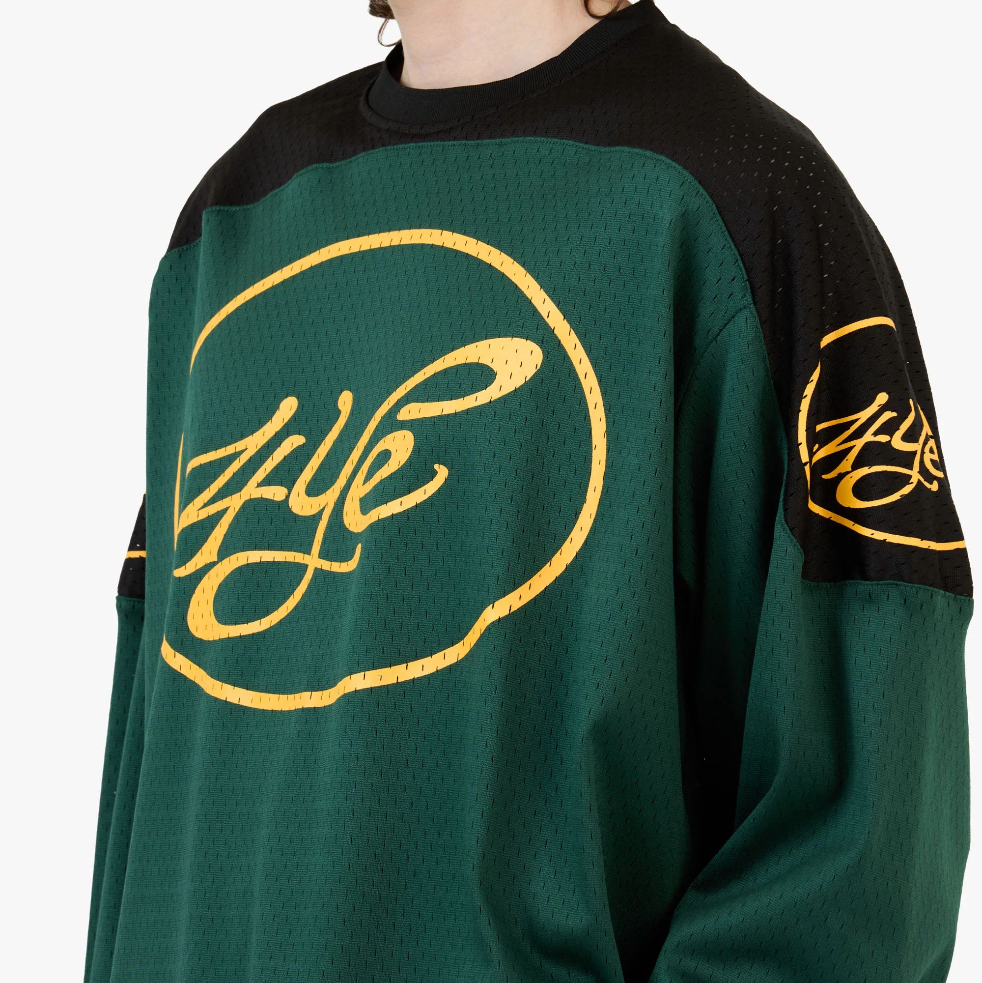 4YE Signature Mesh Jersey Dark Green / Black - Image 4
