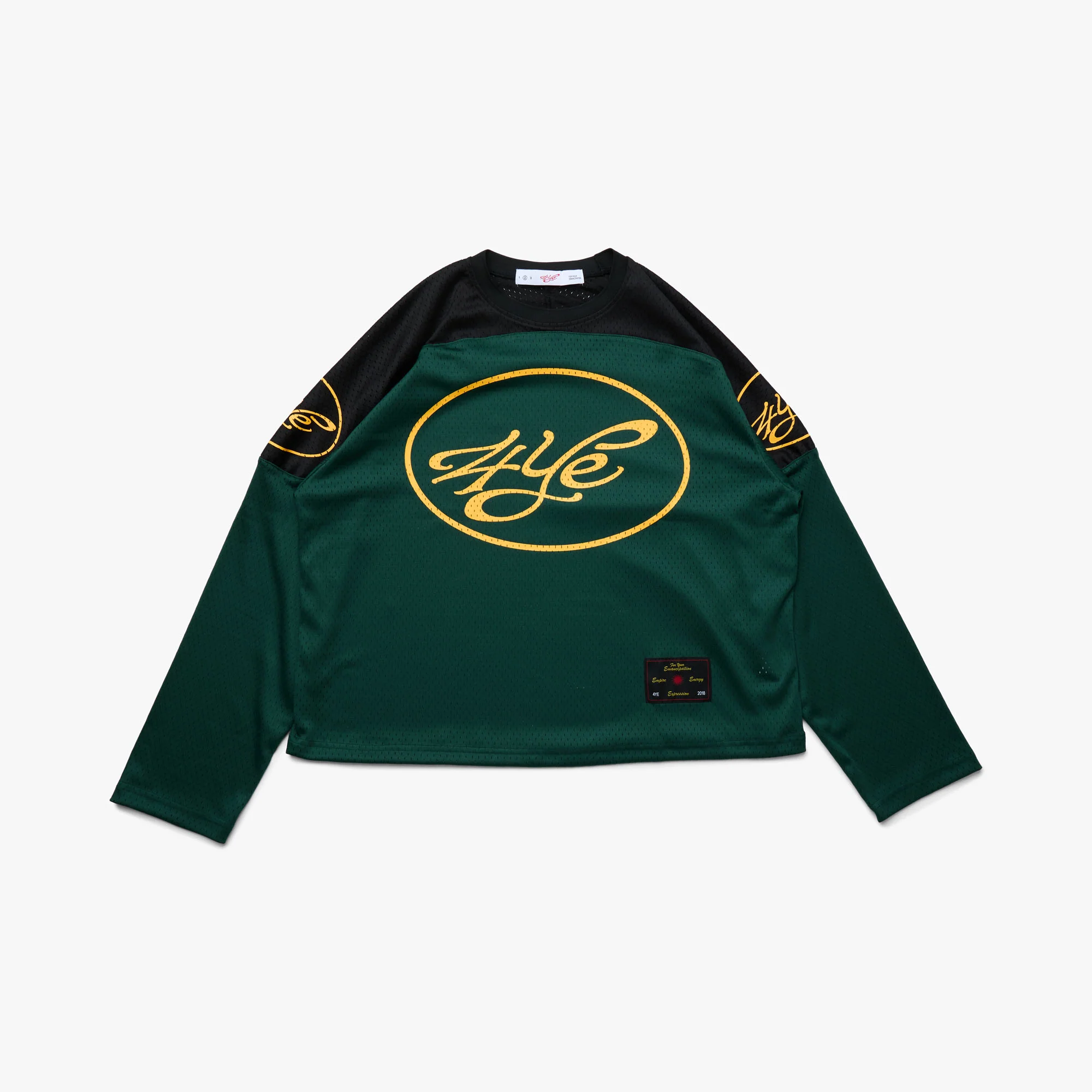 4YE Signature Mesh Jersey Dark Green / Black - Image 7
