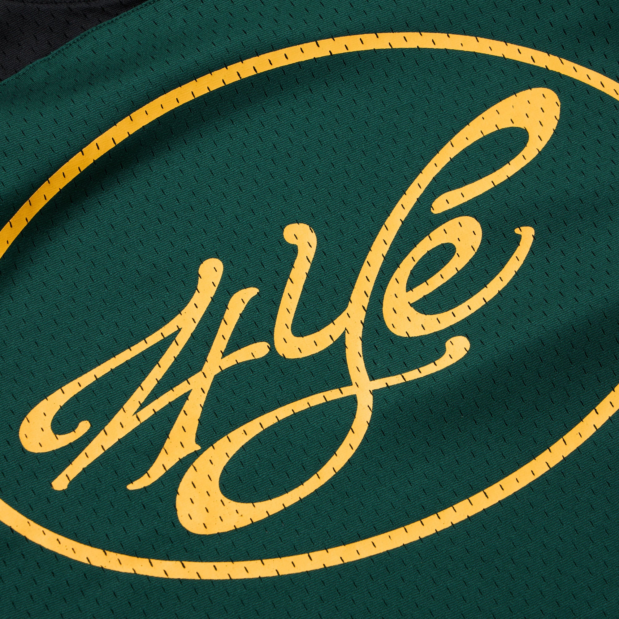 4YE Signature Mesh Jersey Dark Green / Black - Image 9