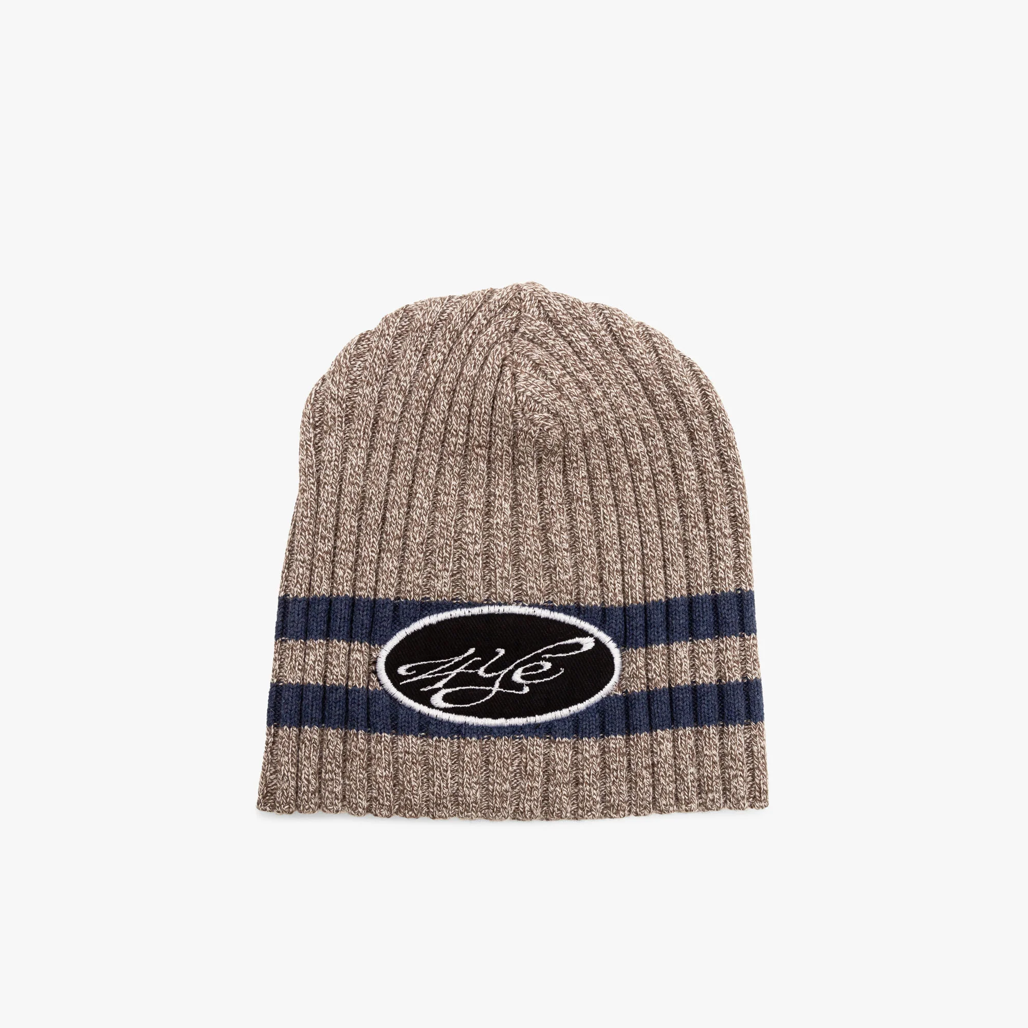 4YE Signature Patch Beanie / Grey / Navy