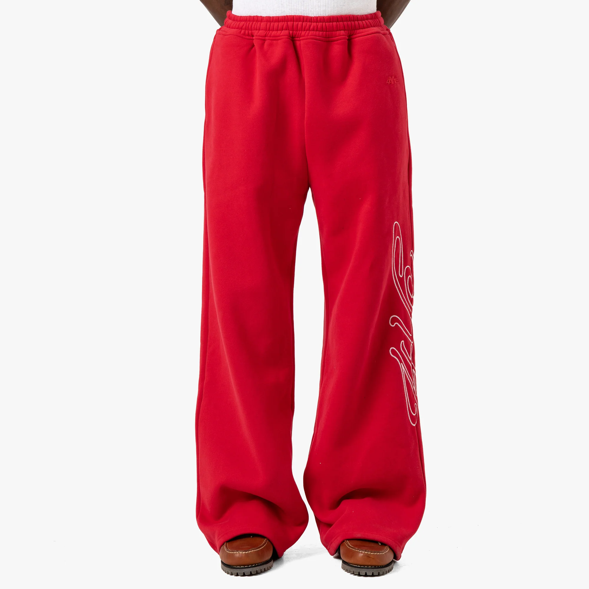 4YE Signature Wide Pant / Red / White