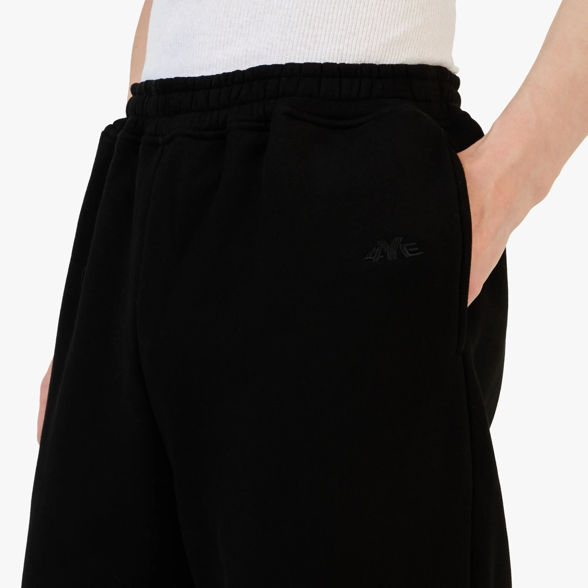 4YE Signature Zip Wide Pant Black/White - Image 4