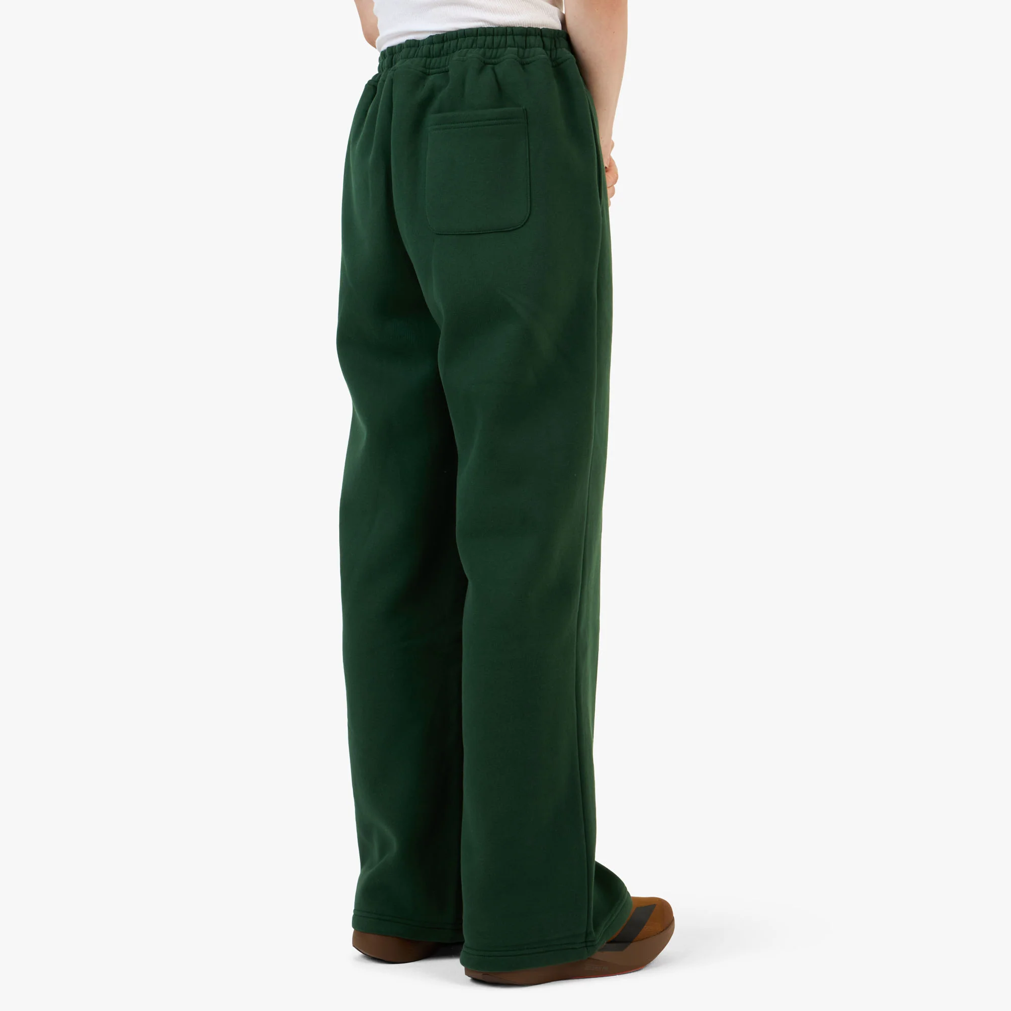 4YE Signature Zip Wide Pant Forrest Green / Black - Image 3