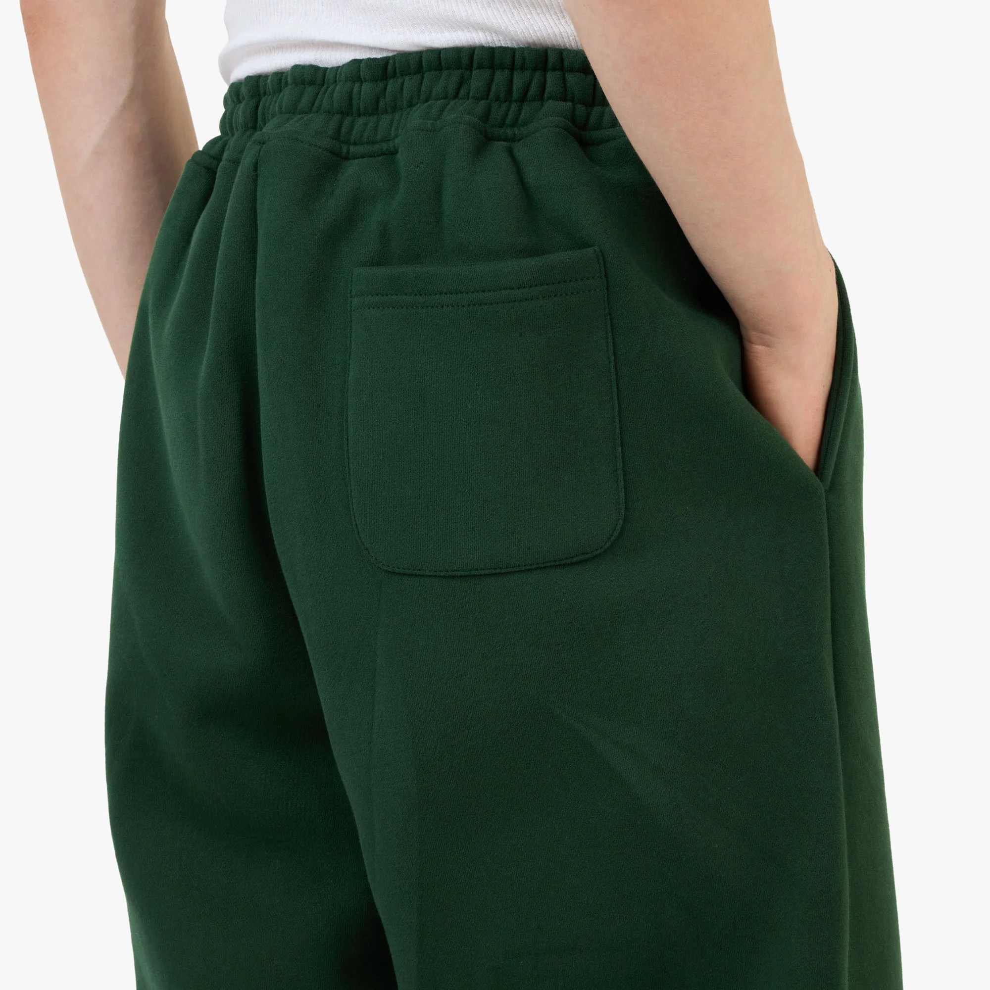 4YE Signature Zip Wide Pant Forrest Green / Black - Image 5