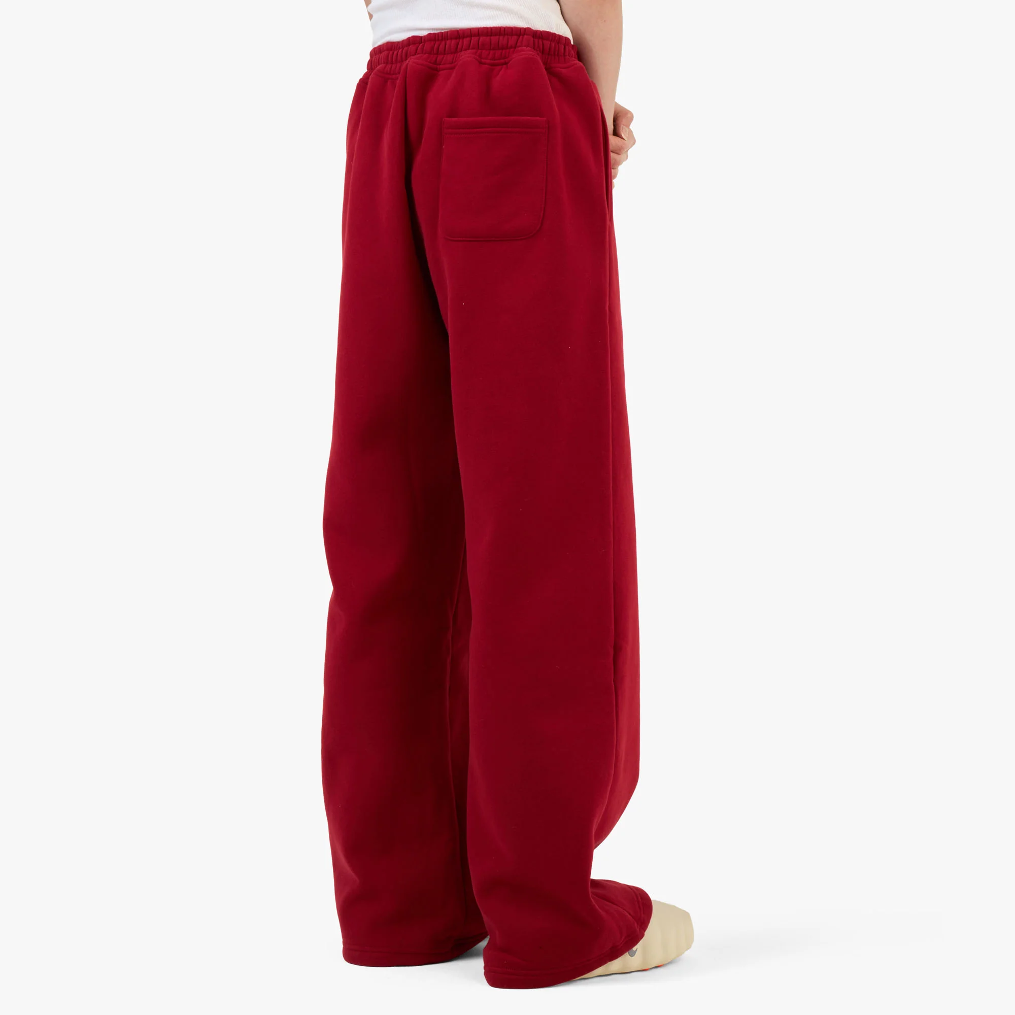 4YE Signature Zip Wide Pant Red / Black - Image 3