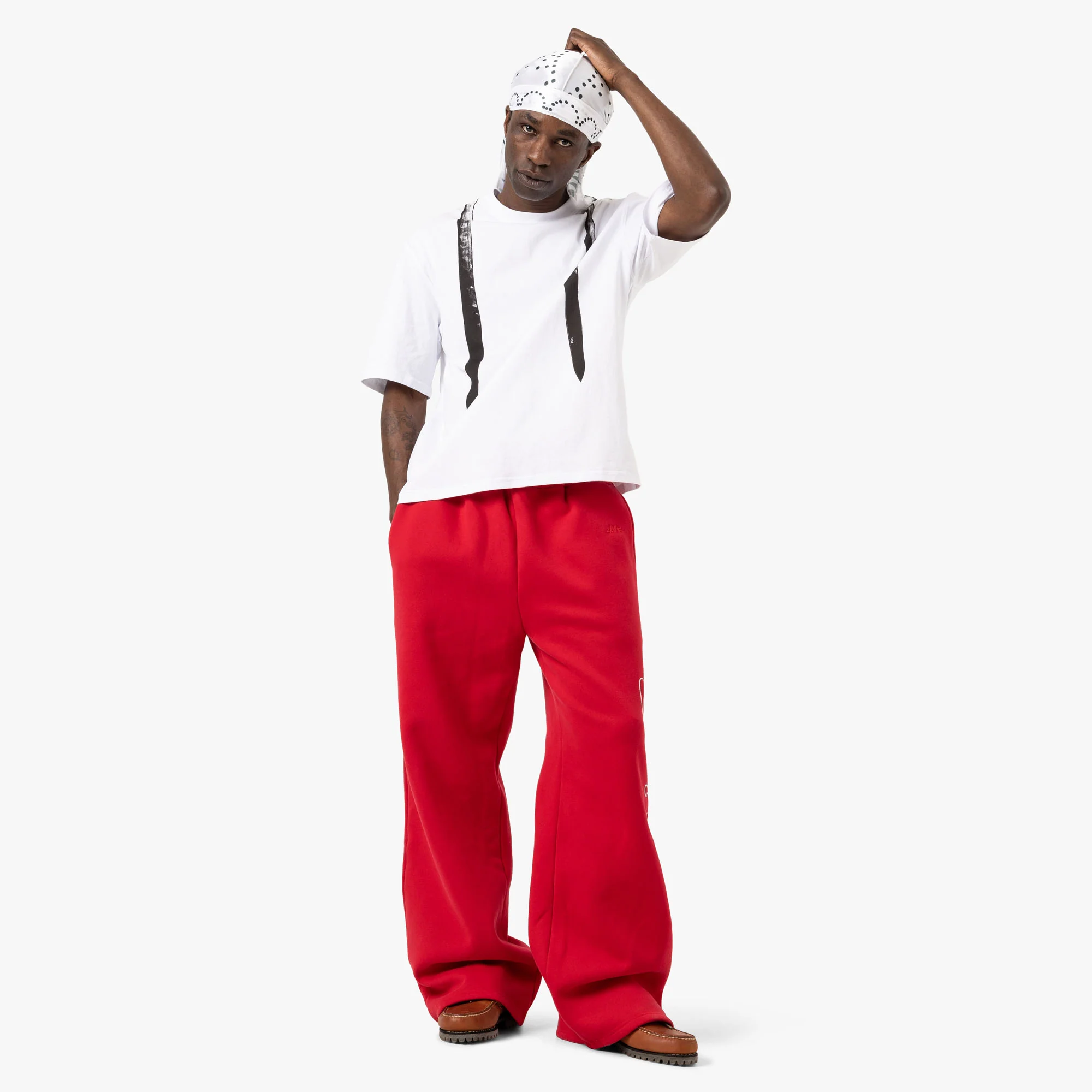 4YE Trompe L'Oeil Durag Tee / White - Image 6