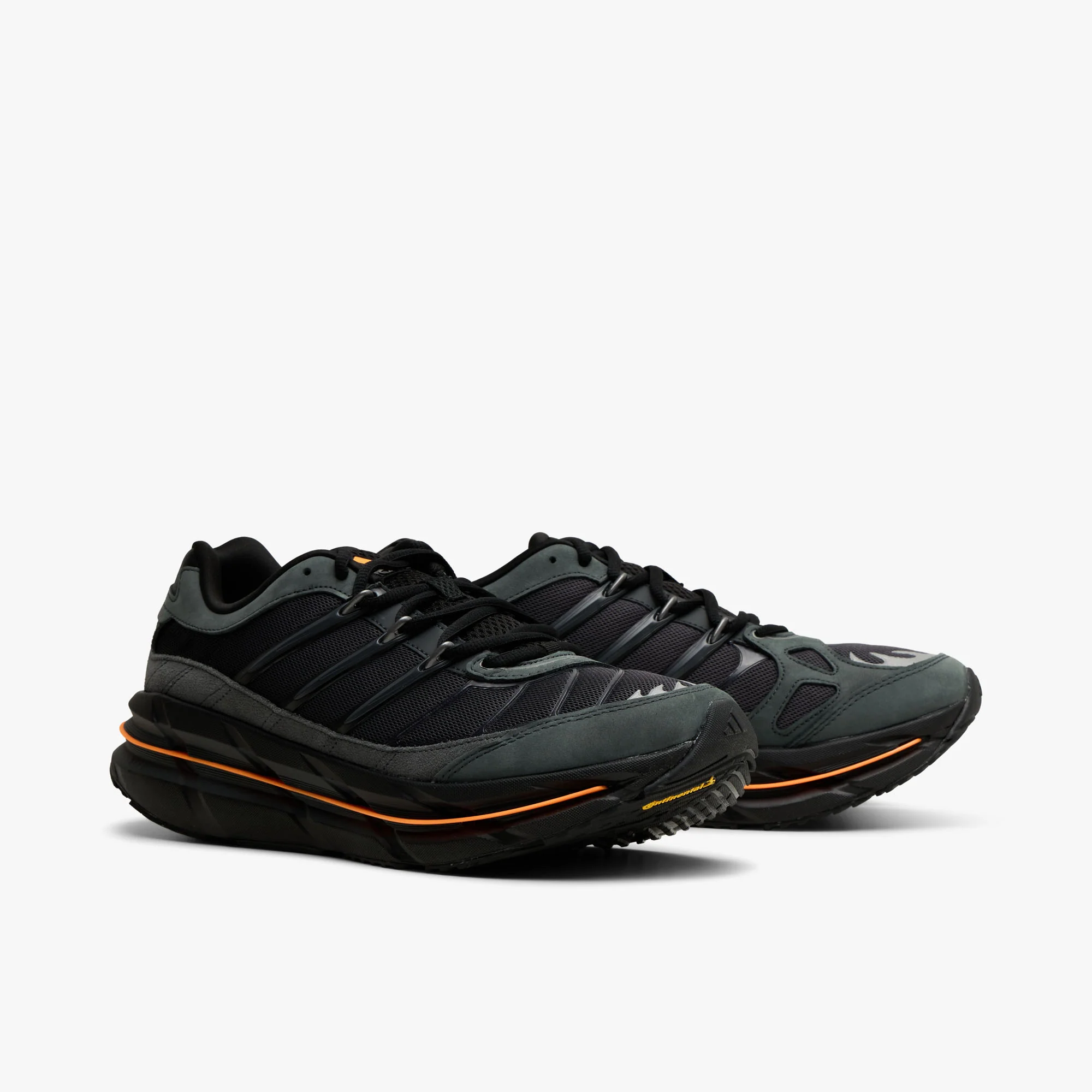 adidas Adistar HRMY Carbon / Core Black - Crew Orange - Image 3