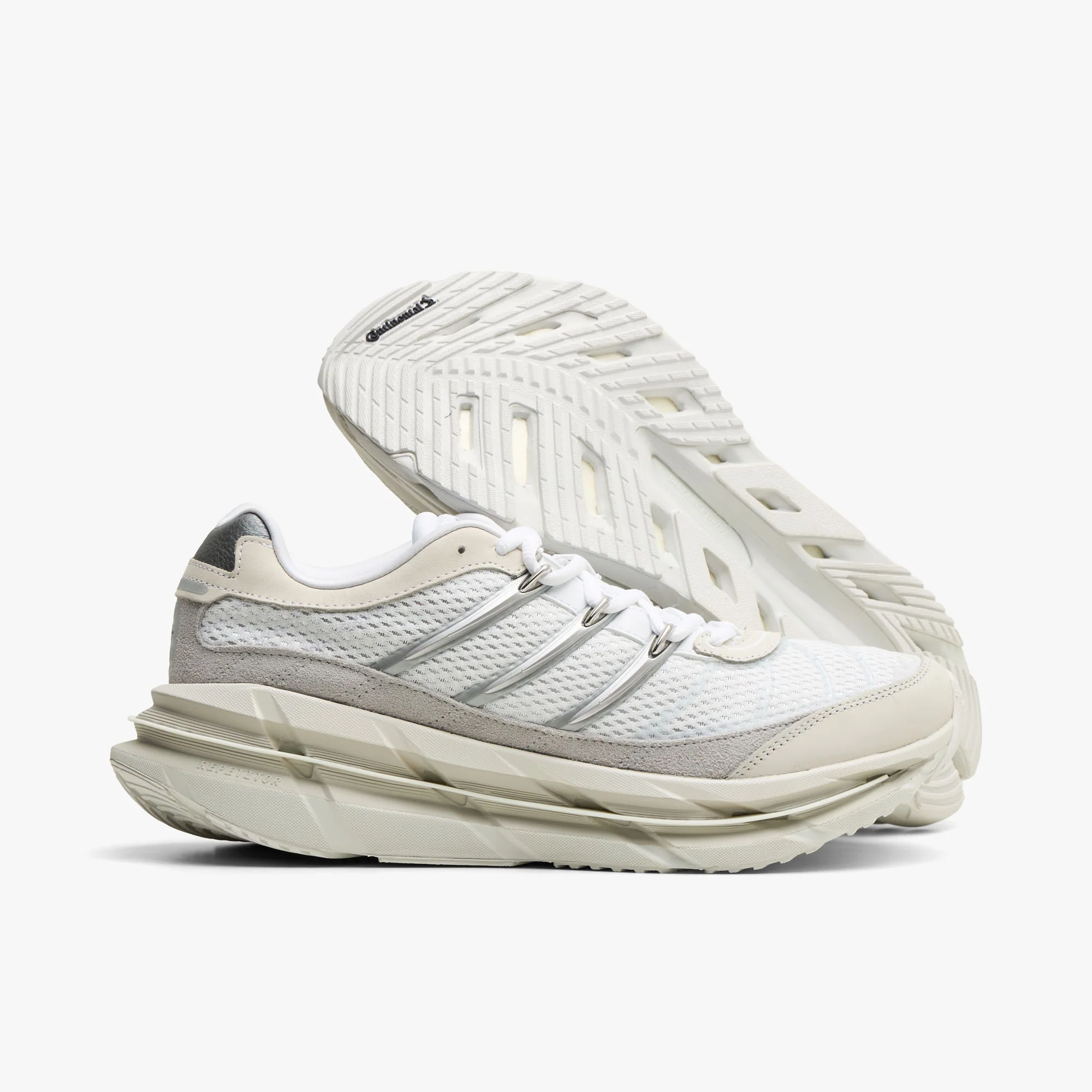 adidas Adistar HRMY Ftwr White / Matte Silver - Silver Met. - Image 2
