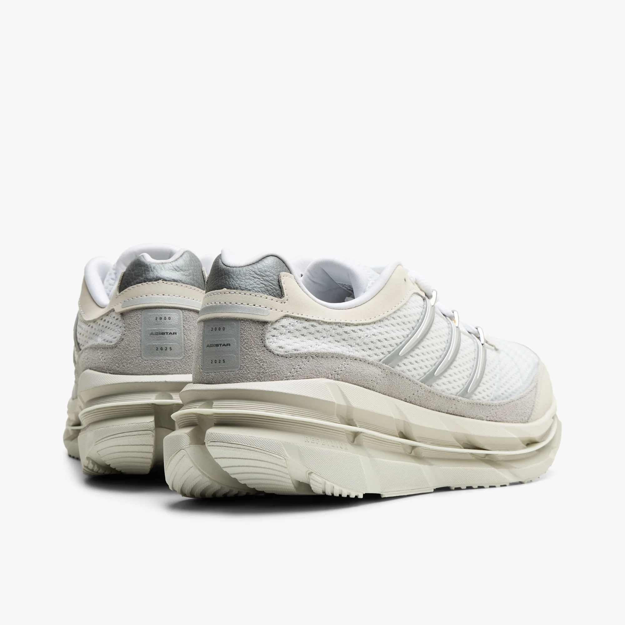 adidas Adistar HRMY Ftwr White / Matte Silver - Silver Met. - Image 4