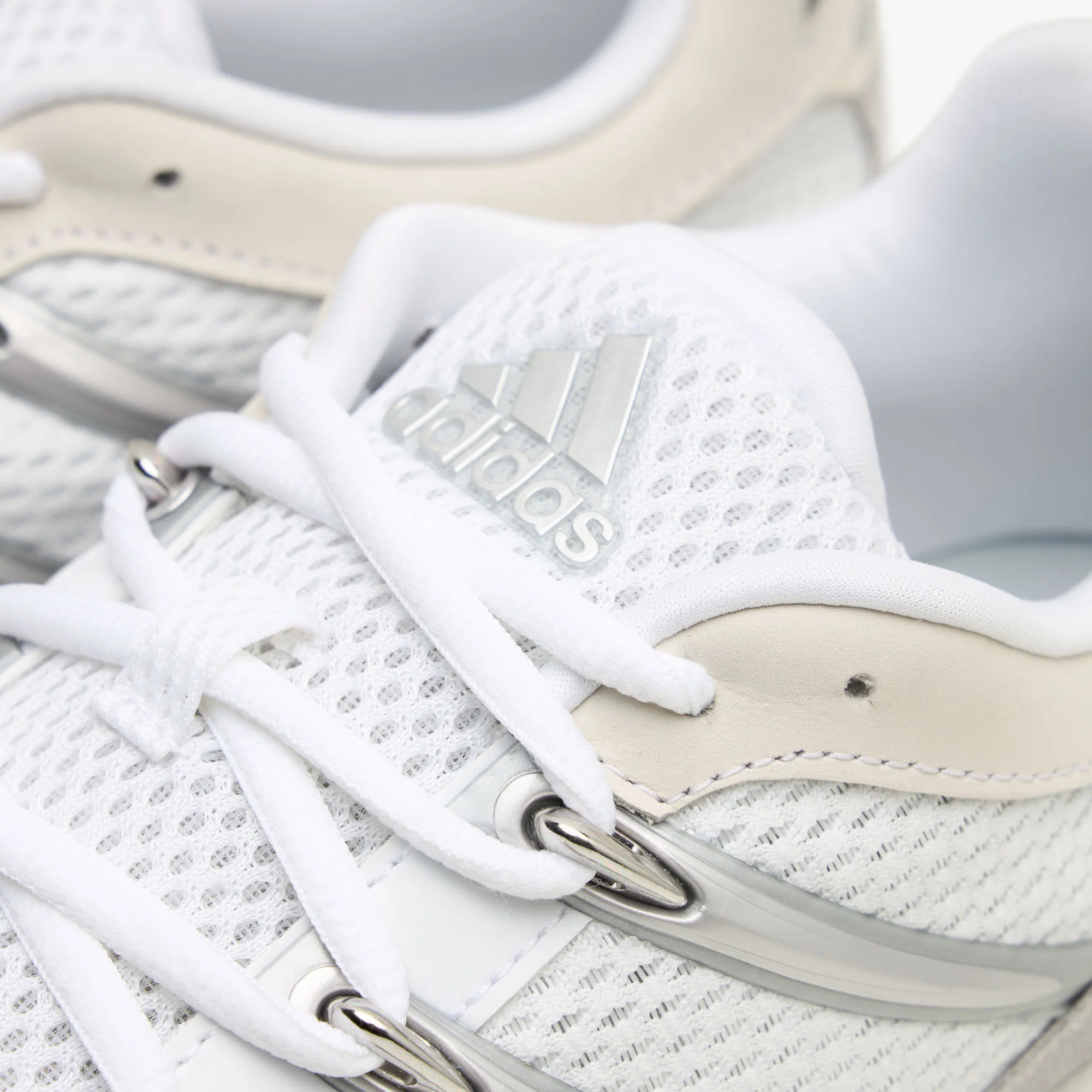 adidas Adistar HRMY Ftwr White / Matte Silver - Silver Met. - Image 7