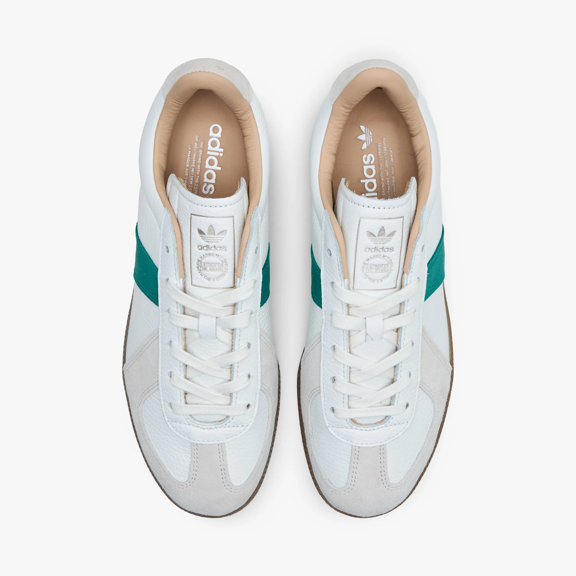 adidas BW Army Core White / Power Green - Gum - Image 5
