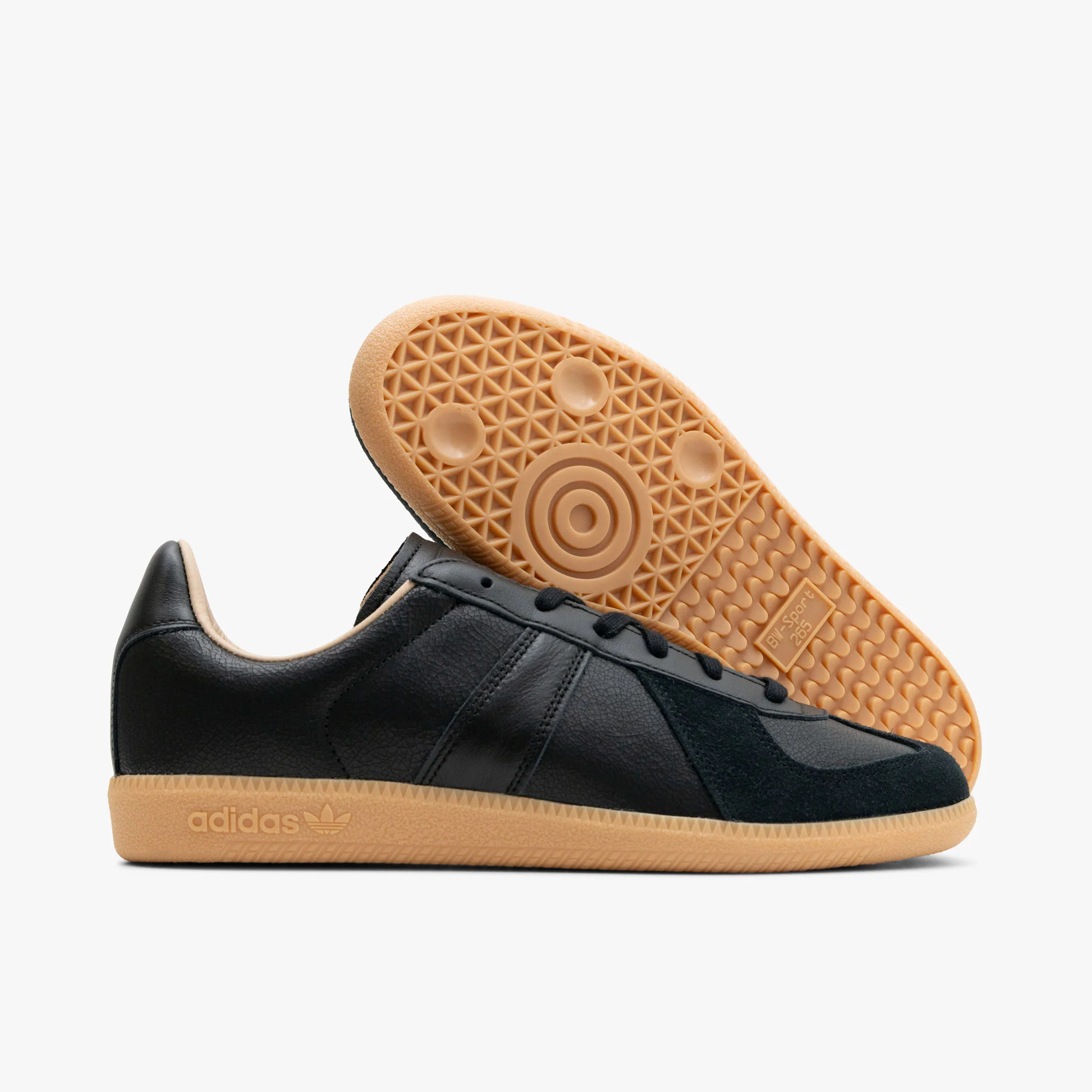 adidas Originals BW Army Lux Core Black / Core Black - Gum - Image 2
