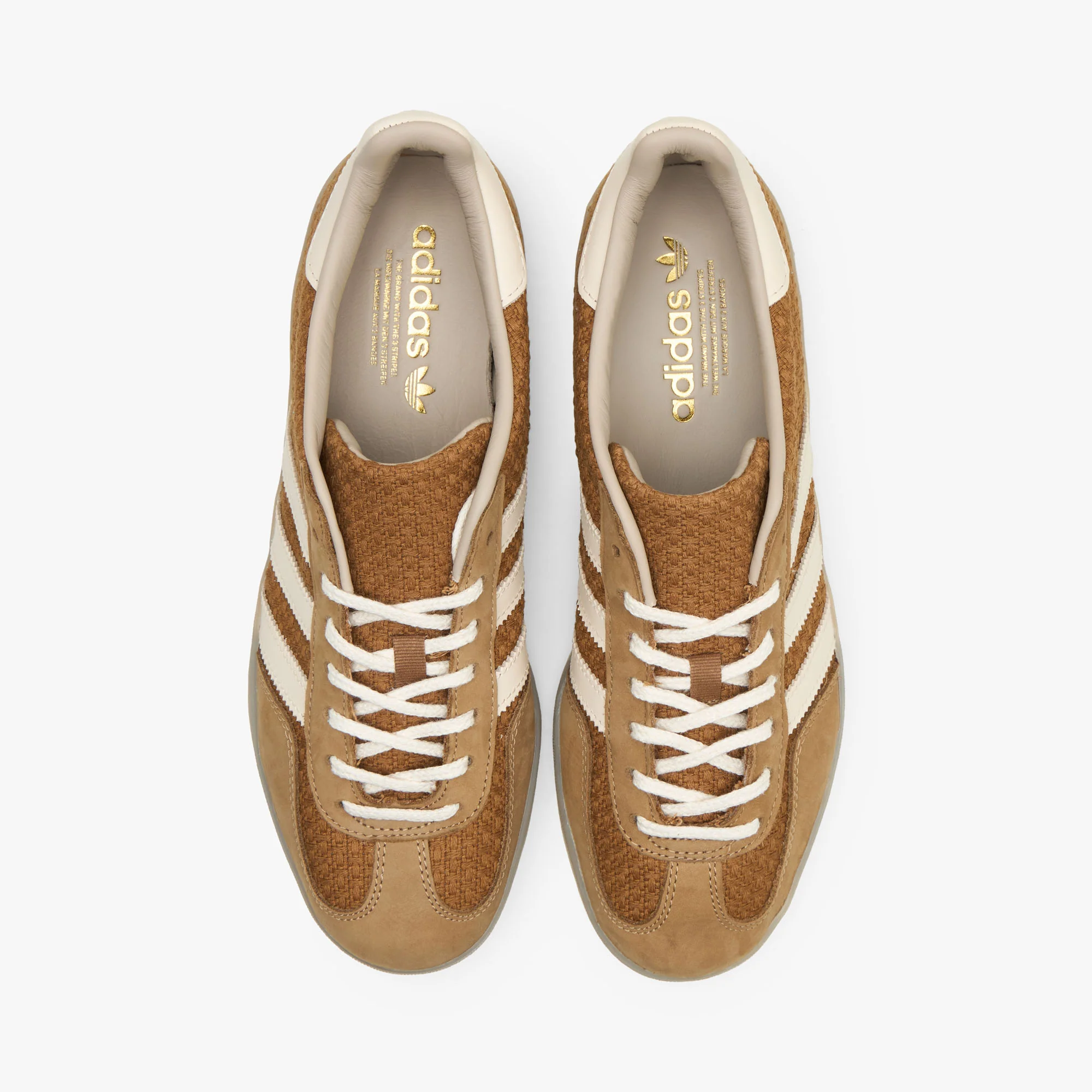 adidas Originals Gazelle Indoor Brown Desert / Wonder White - Magic Beige - Image 5
