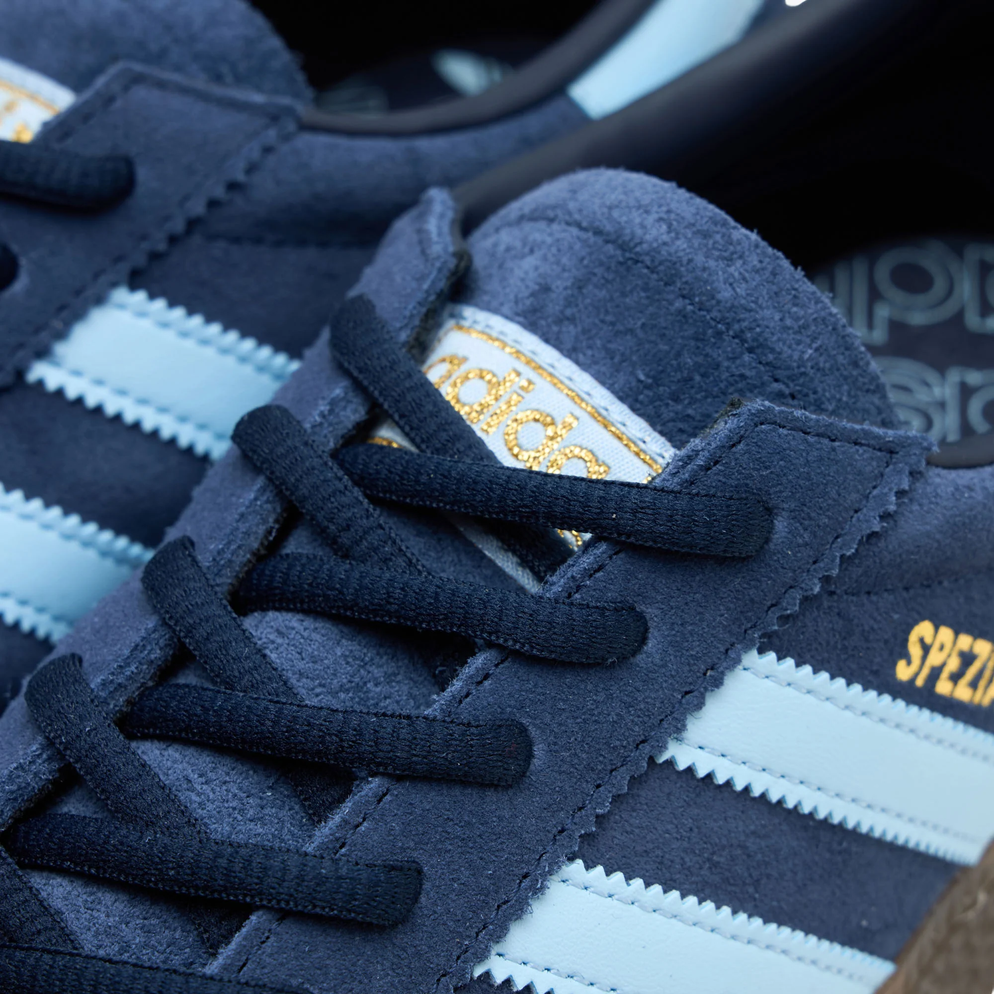 adidas Originals Handball Spezial Collegiate Navy / Clear Sky - Gum - Image 7