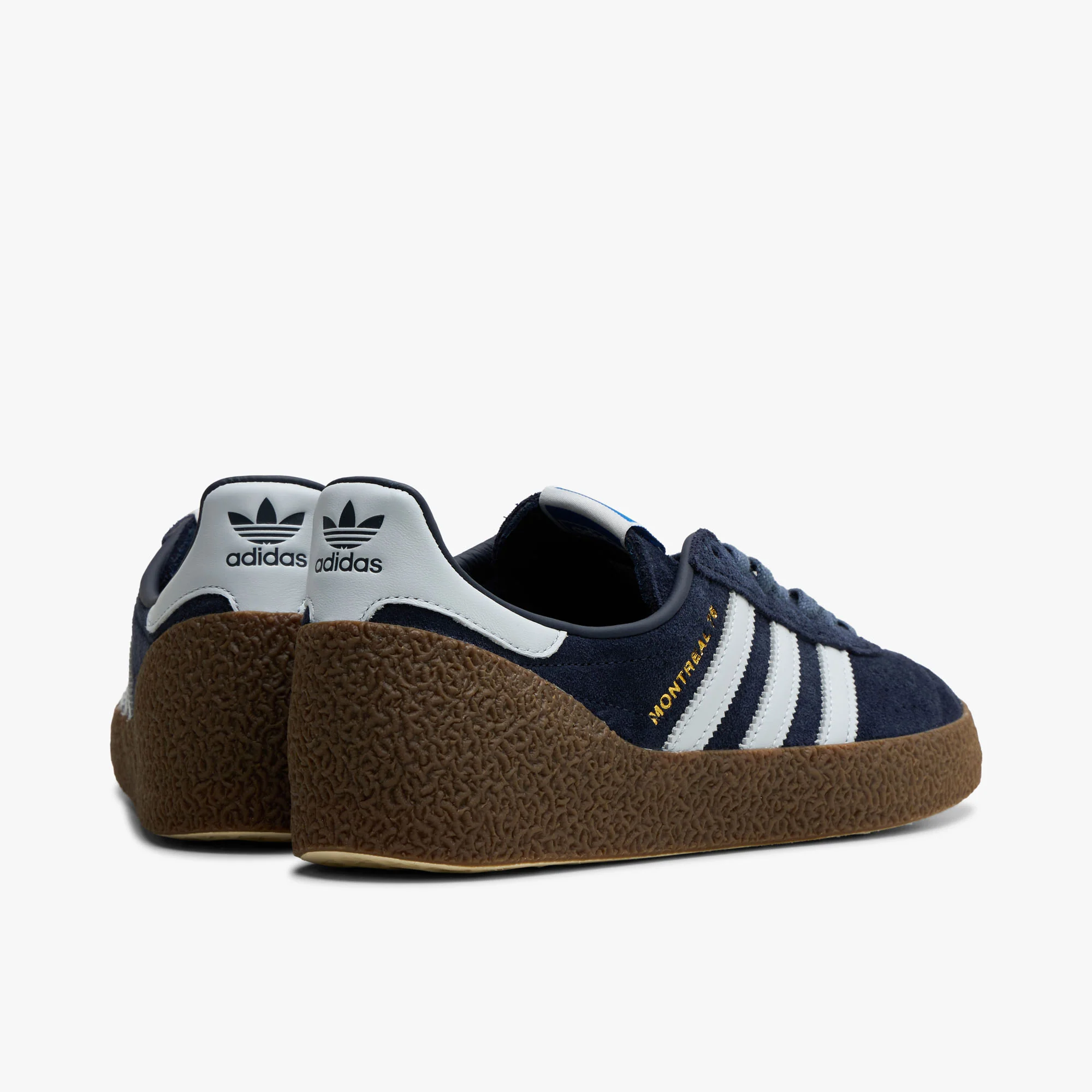 adidas Originals Montreal 76 Shadow Navy / Halo Blue - Gum - Image 4