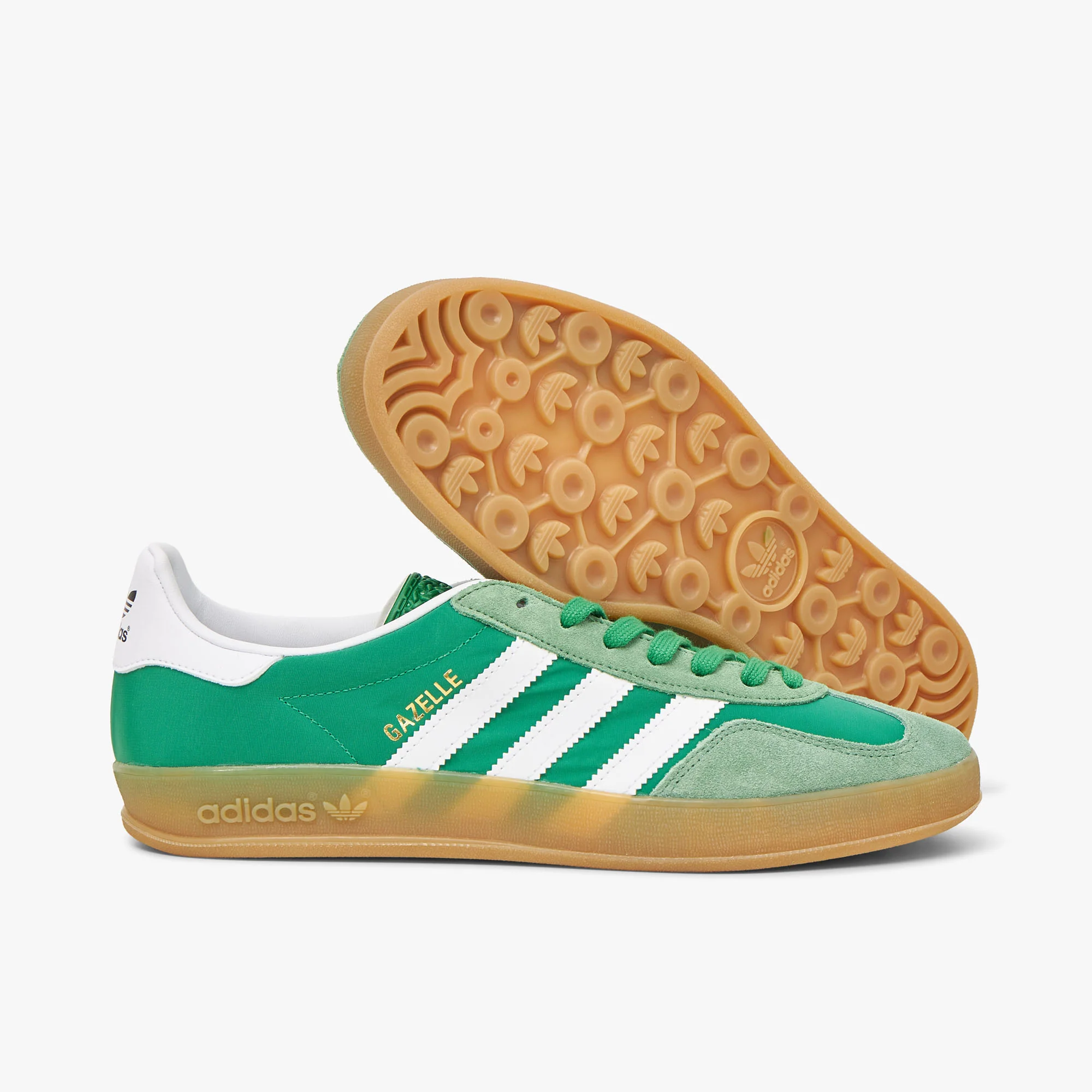 adidas Originals Gazelle Indoor Green / Fwtr White - Hazy Green - Image 2
