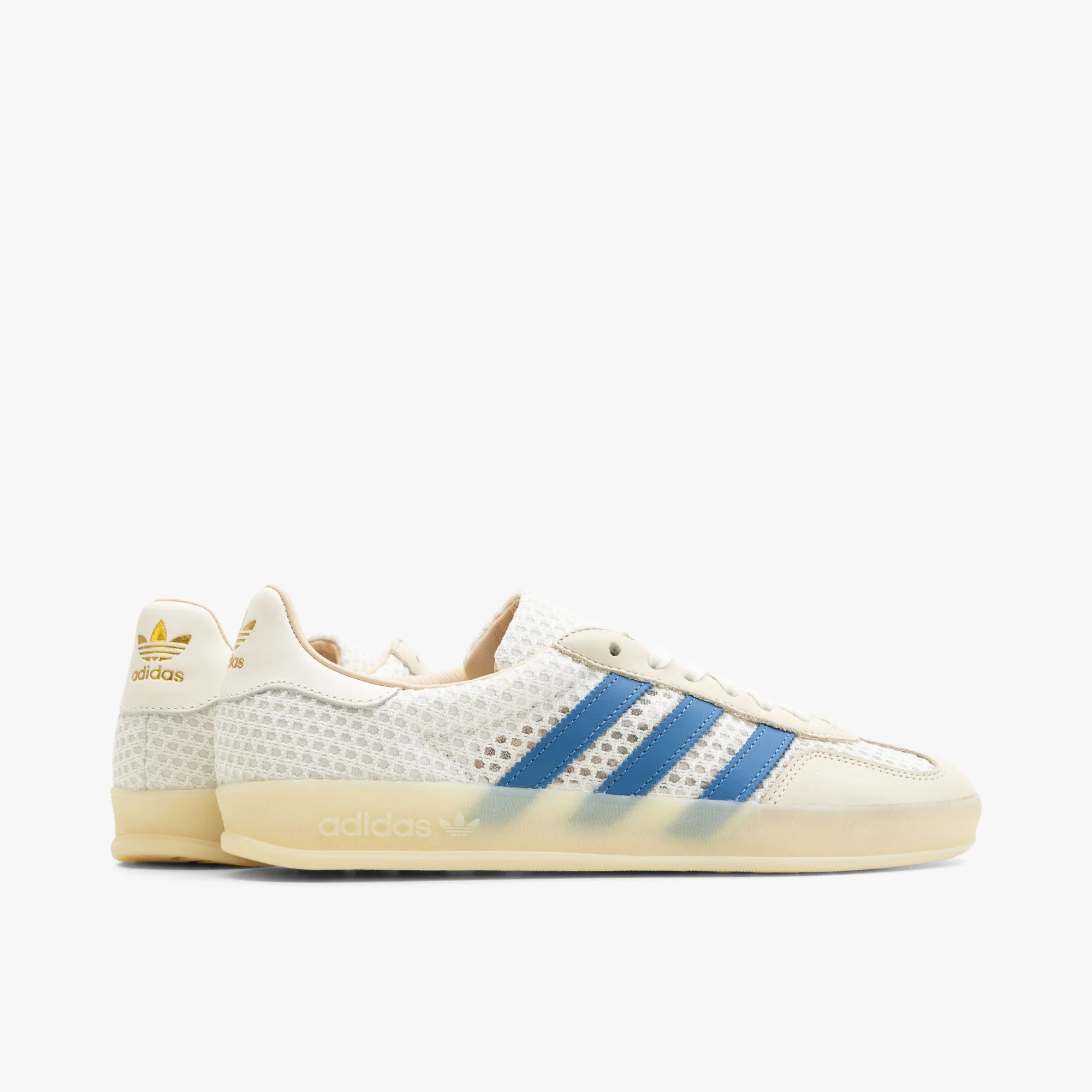adidas Originals Gazelle Indoor Off White / Focus Blue - Warm Vanilla - Image 3