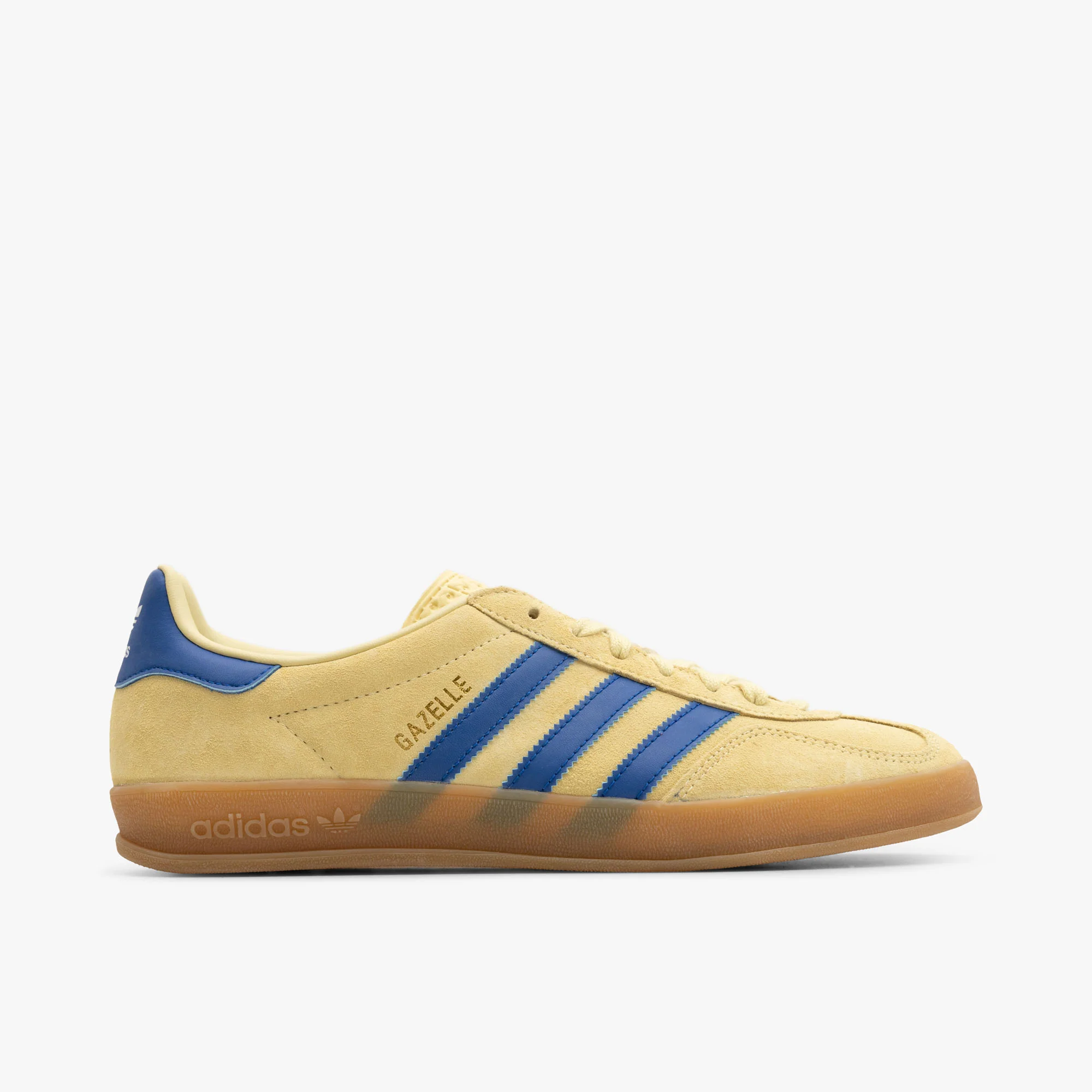 adidas Originals Gazelle Indoor Powder Yellow / Team Royal Blue - Footwear White