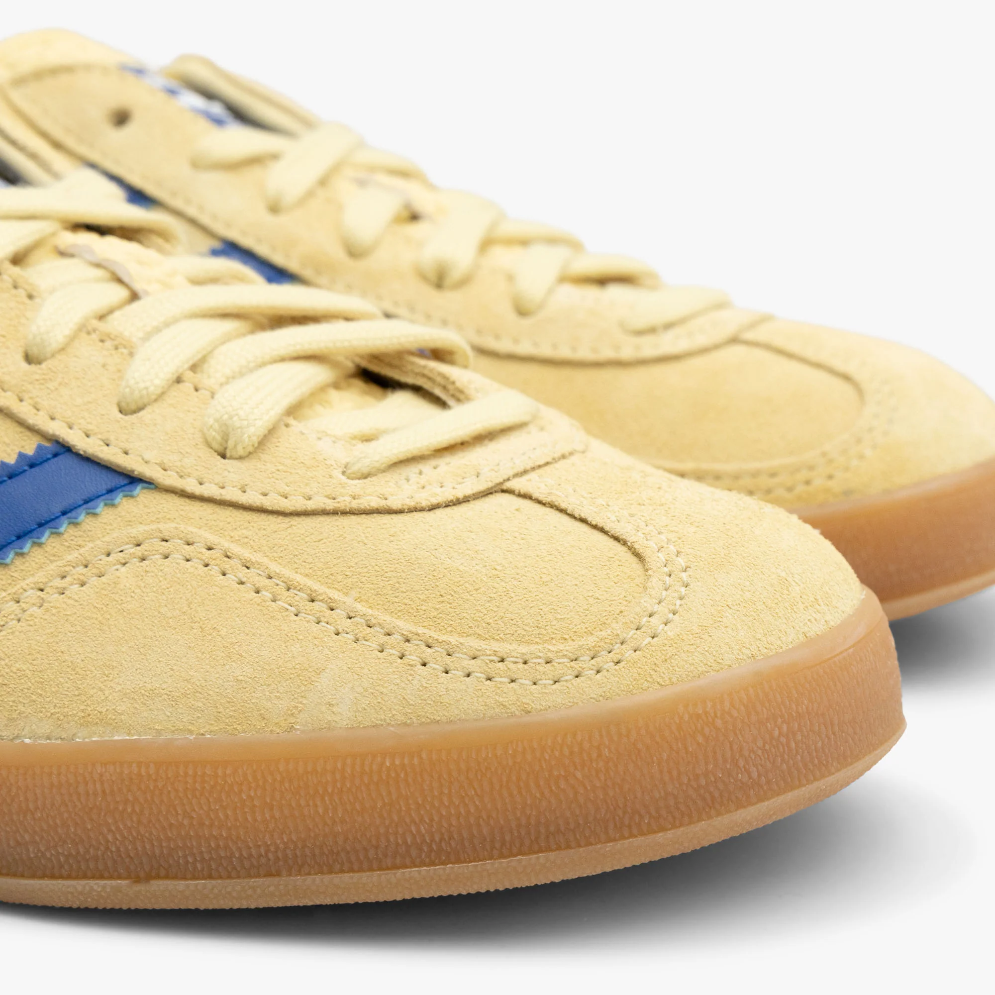 adidas Originals Gazelle Indoor Powder Yellow / Team Royal Blue - Footwear White - Image 6