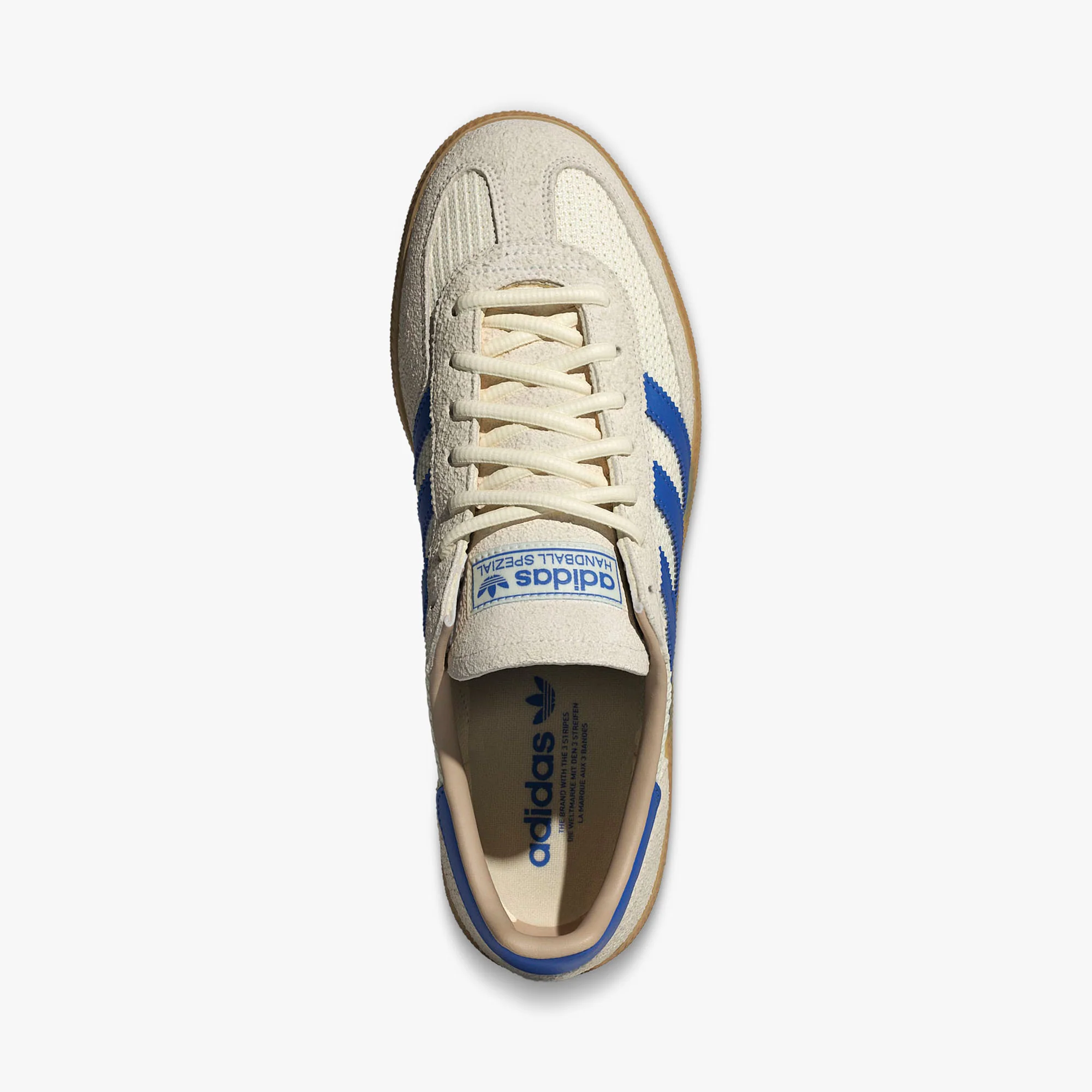 adidas Originals Handball Spezial Cream White / Blue - Image 4