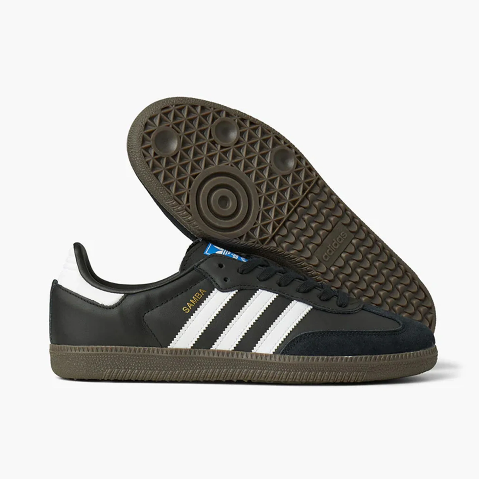 adidas Originals Samba OG Core Black / Cloud White - Gum - Image 2