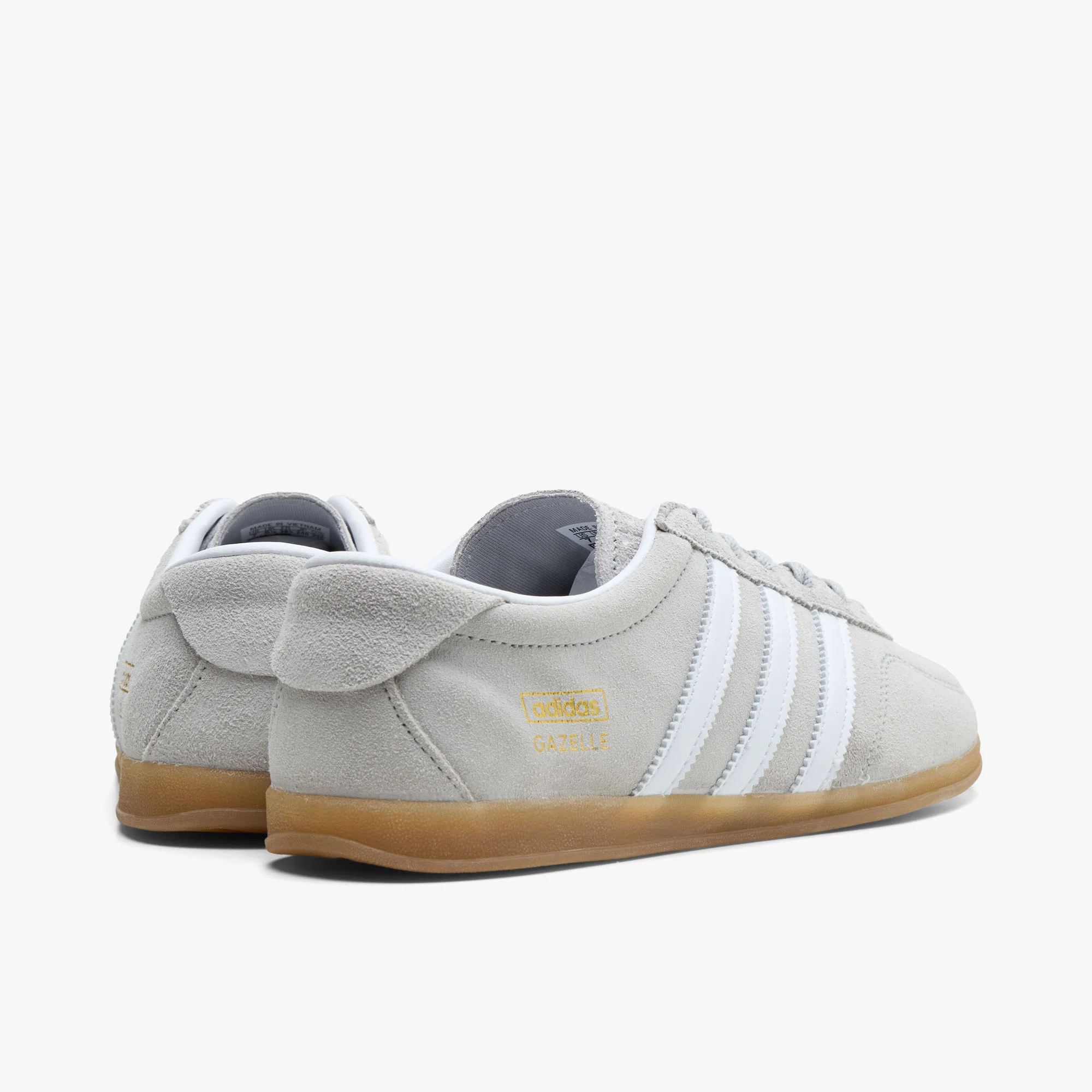 adidas Originals Women's Gazelle Lo Pro Grey Two / Cloud White - Gum - Image 4