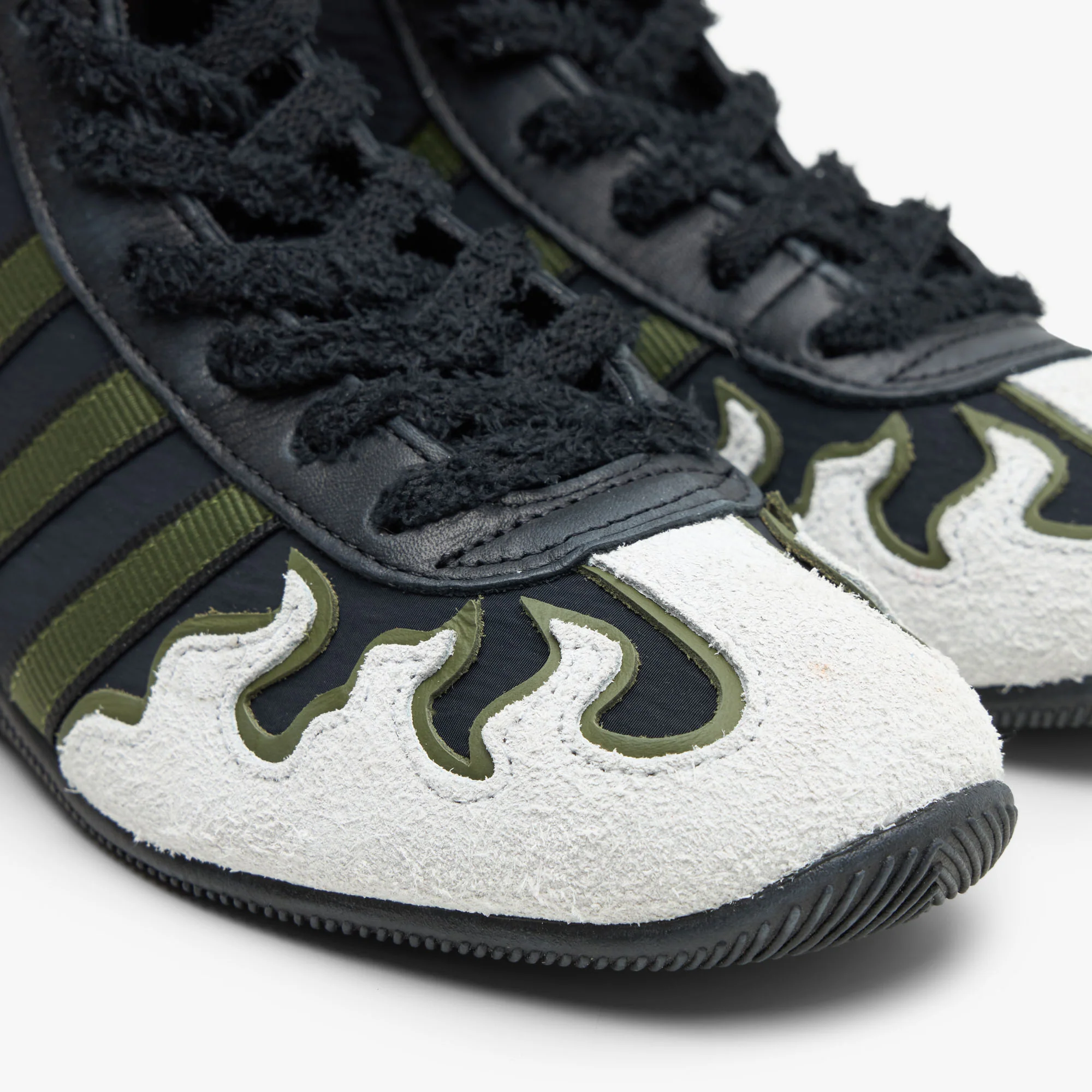 adidas Originals x Brain Dead Japan Hi Core Black / Crystal White - Gold Metallic - Image 6