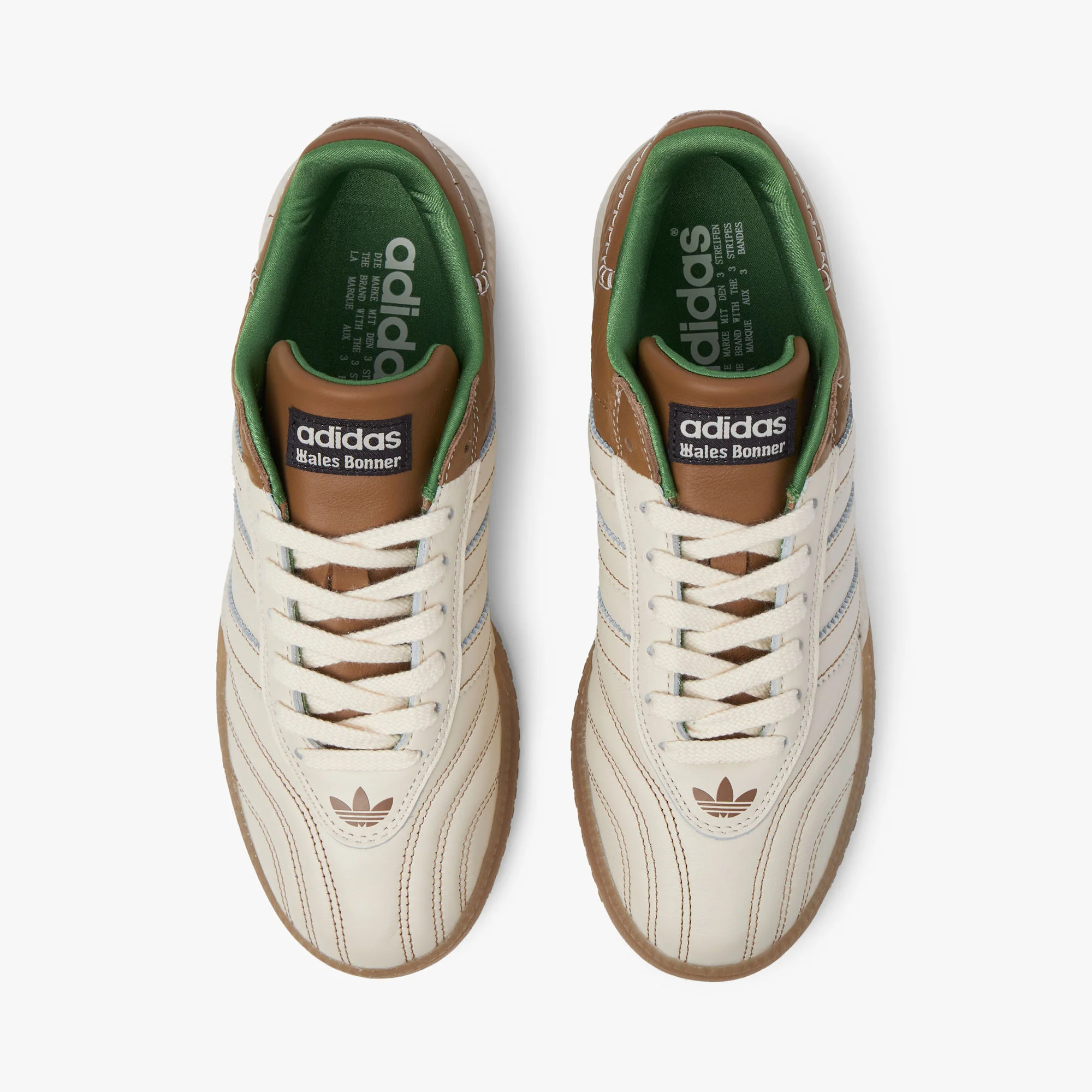 adidas Originals x Wales Bonner Samba Millennium / Wonder White - Image 4