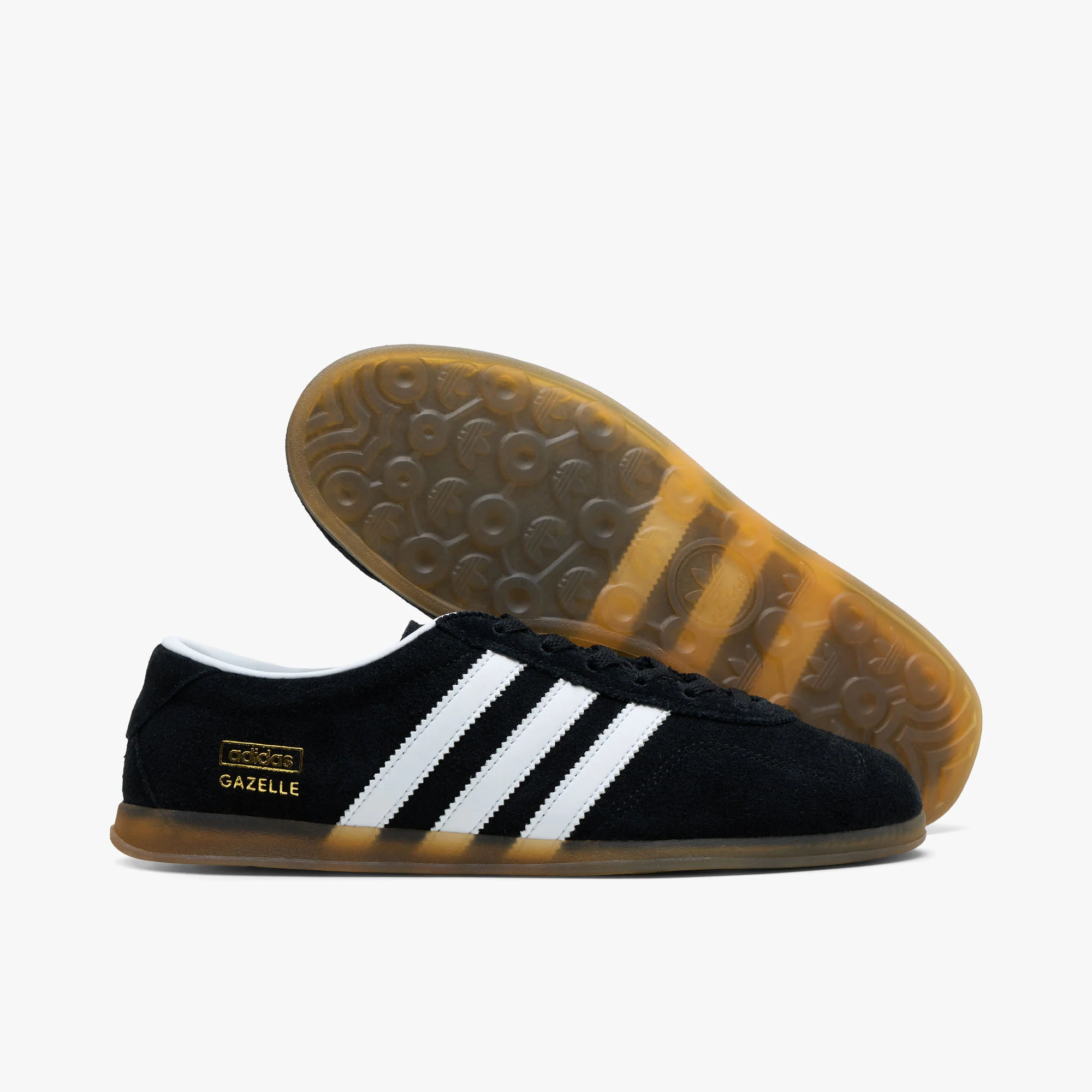 adidas Originals Women's Gazelle Lo Pro Core Black / Cloud White - Gum - Image 2