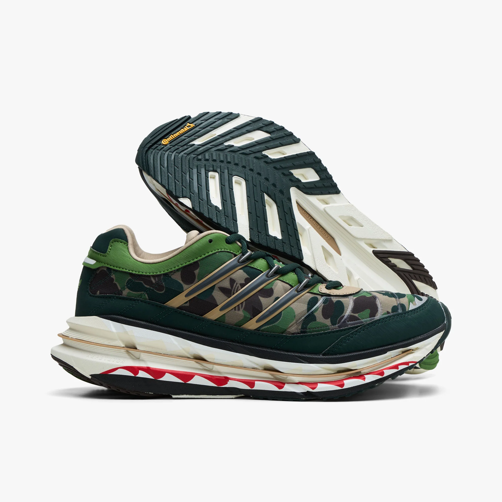 adidas x BAPE Adistar HRMY Hemp / Iron Metallic - Off White - Image 2