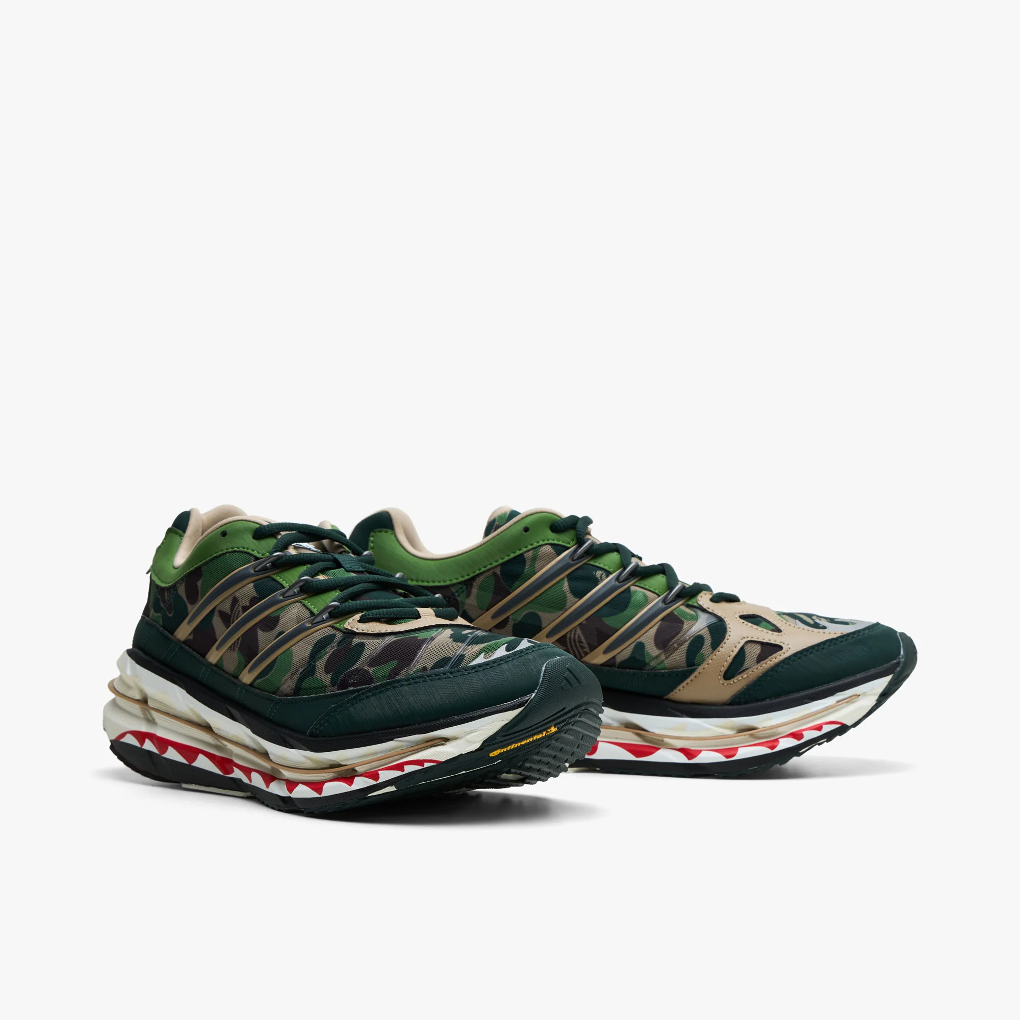 adidas x BAPE Adistar HRMY Hemp / Iron Metallic - Off White - Image 3