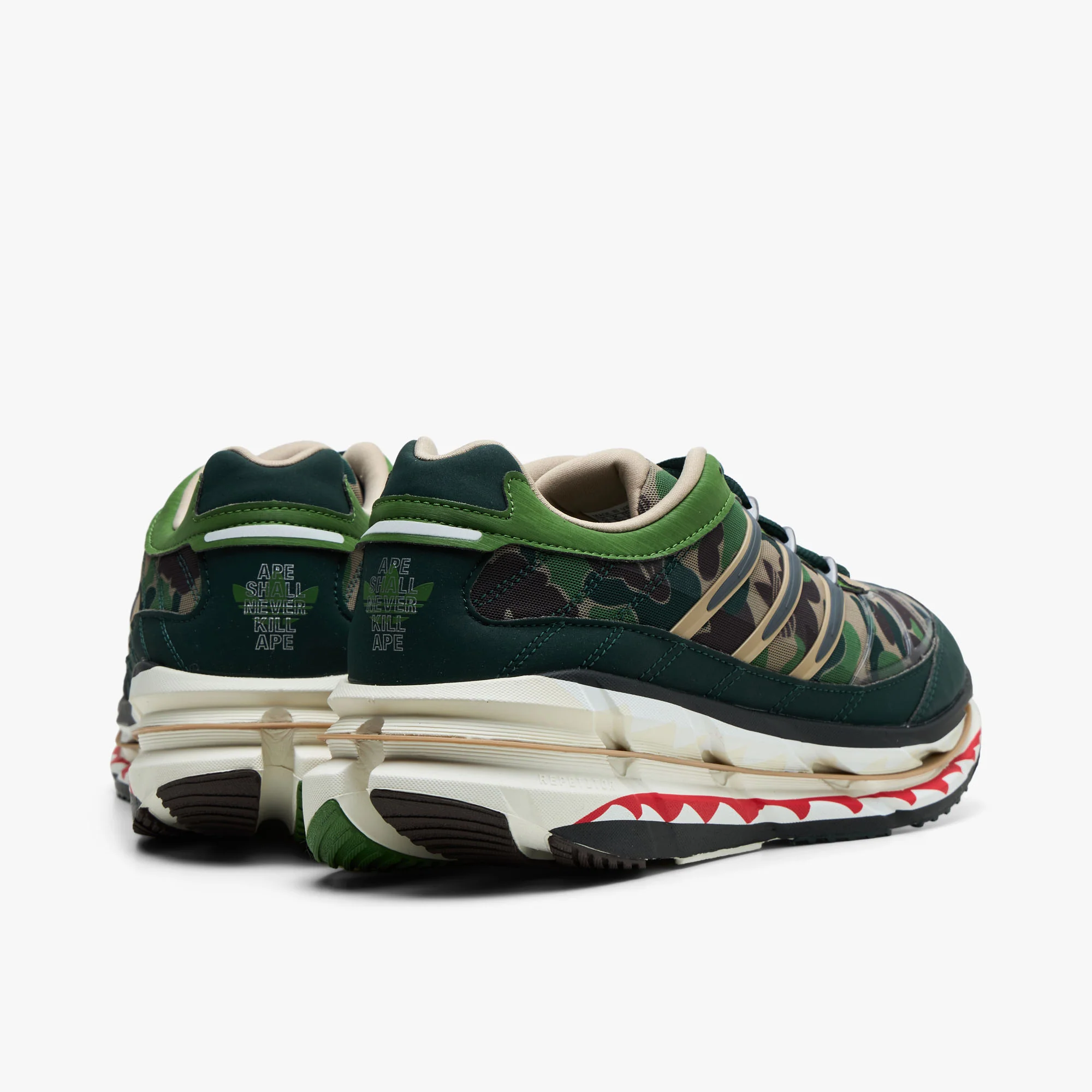 adidas x BAPE Adistar HRMY Hemp / Iron Metallic - Off White - Image 4