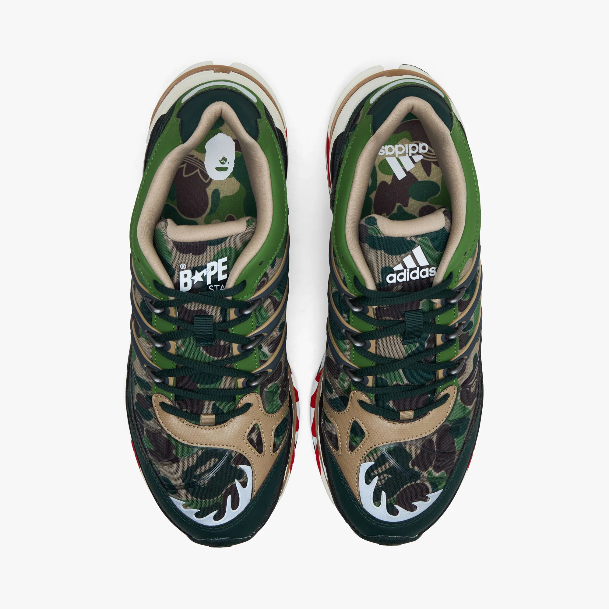 adidas x BAPE Adistar HRMY Hemp / Iron Metallic - Off White - Image 5