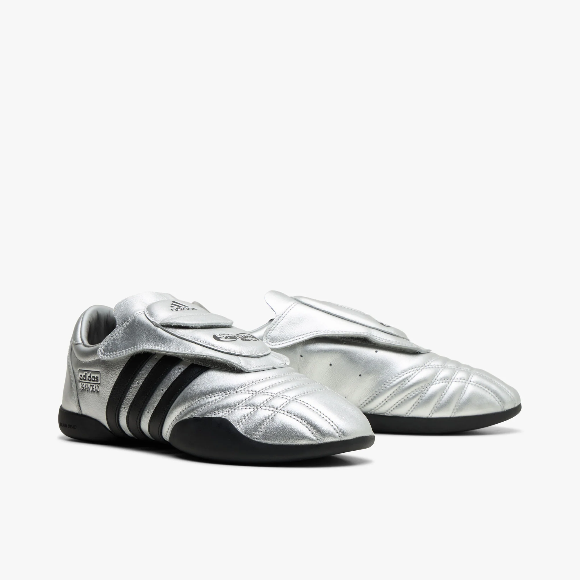 adidas x Brain Dead Taekwondo Silver Metallic / Core Black - Image 3