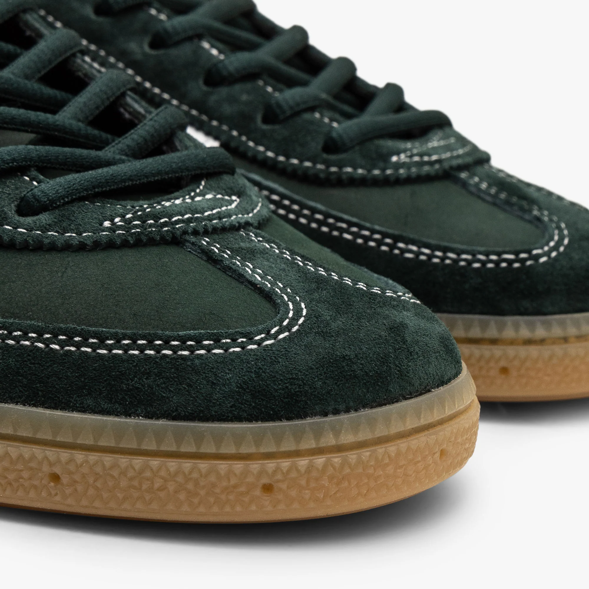 adidas Originals x Sporty & Rich Handball Spezial Dark Green / Cloud White - Gum - Image 6