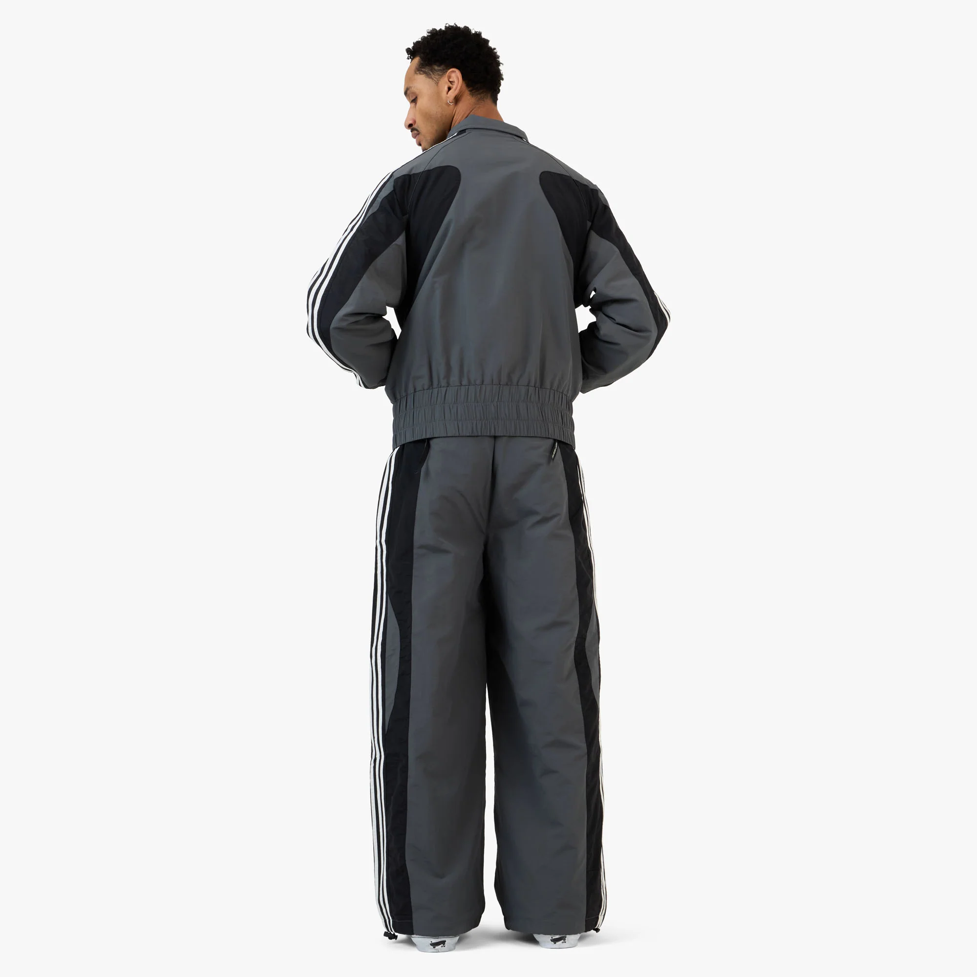 Adidem Astericks Stripped Tracket Pant Black - Image 8