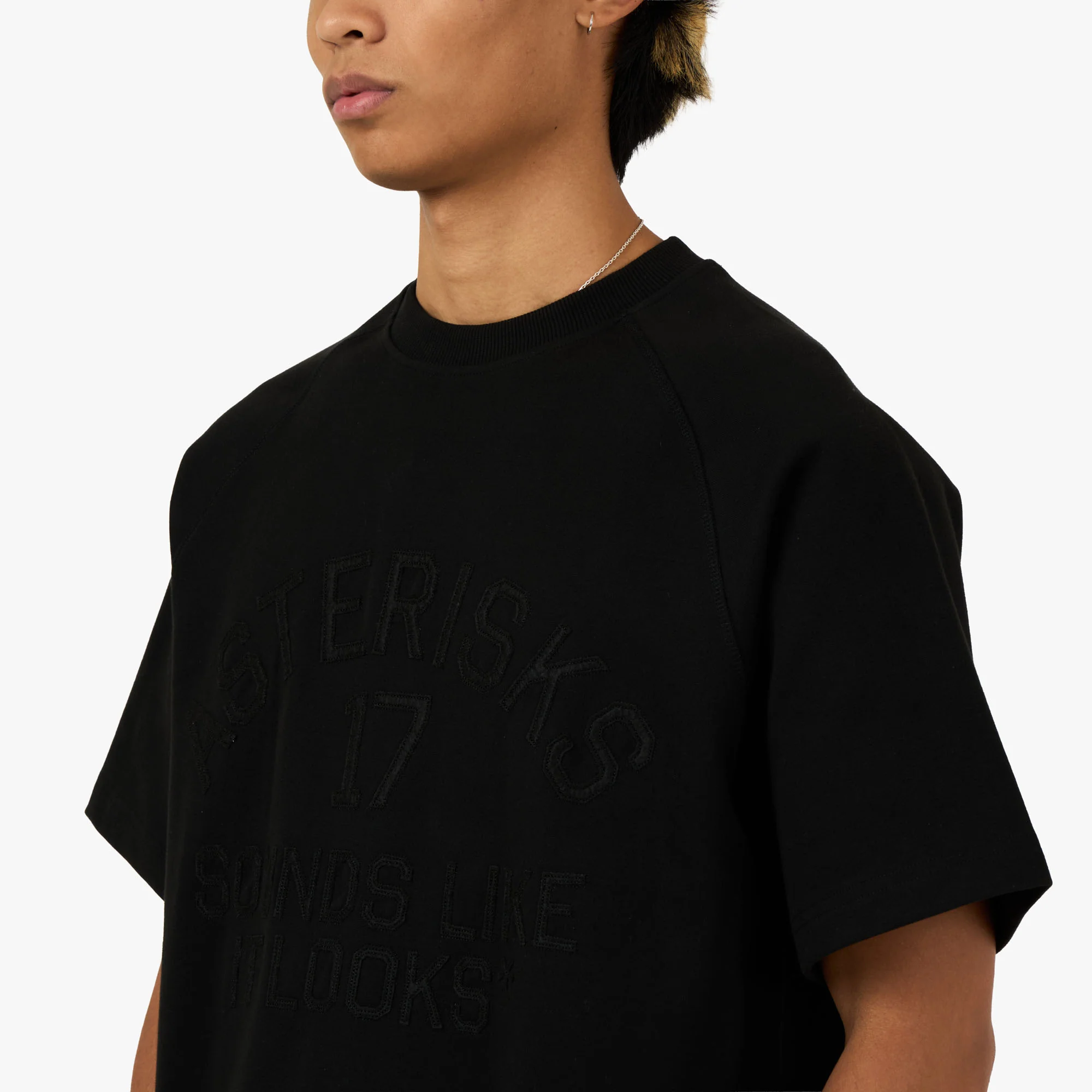 Adidem Asterisks Collegiate Shirt Black - Image 4