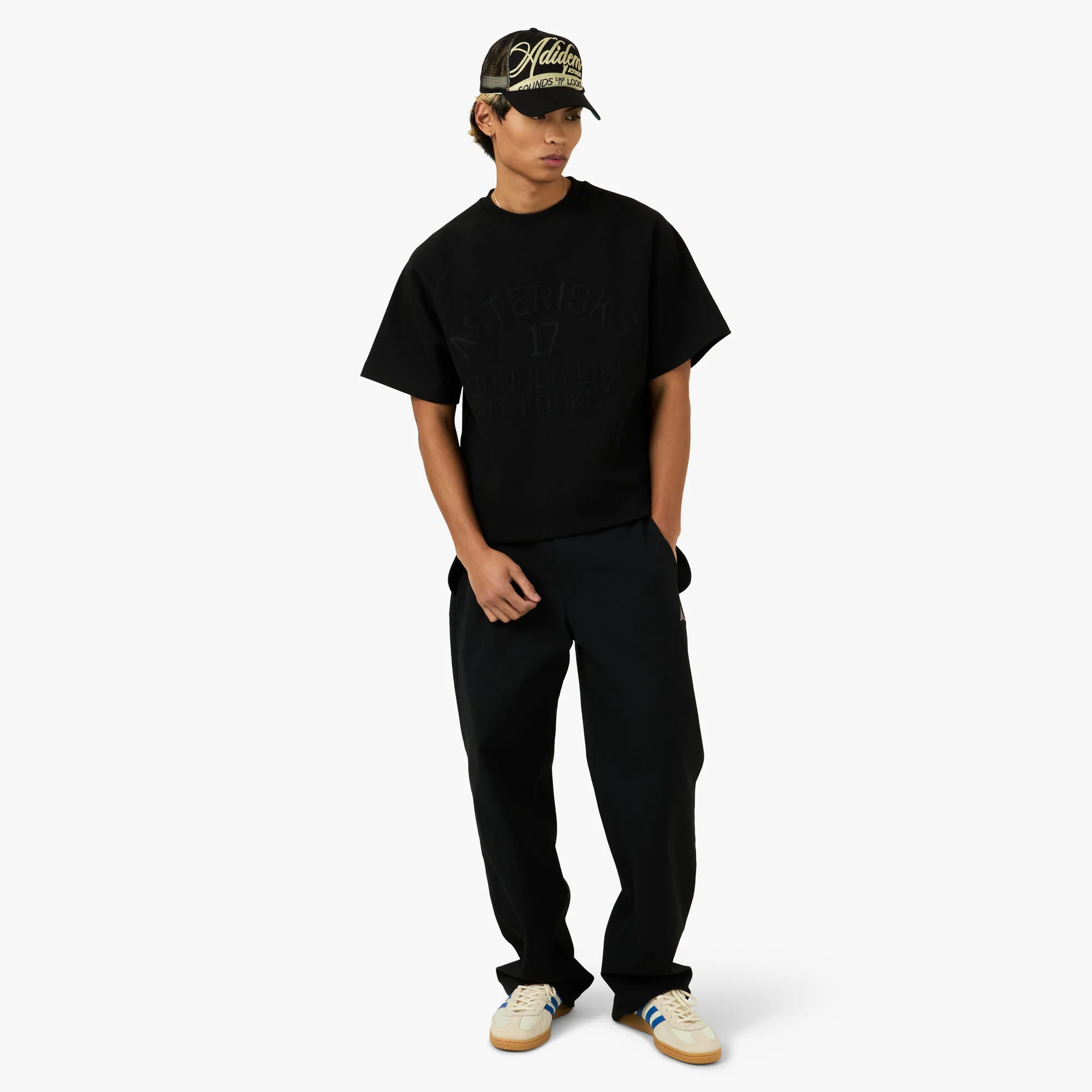 Adidem Asterisks Collegiate Shirt Black - Image 7