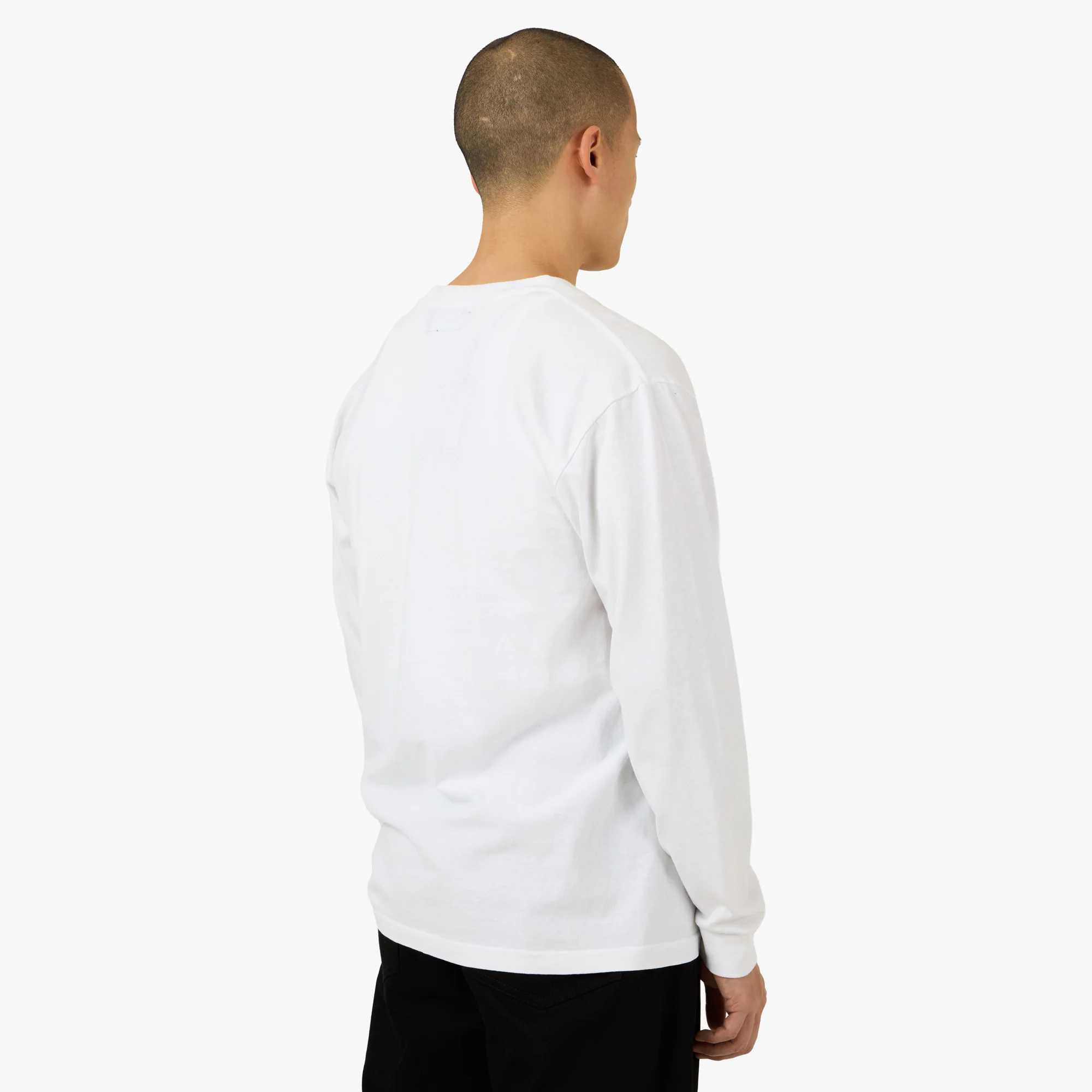 Afield Out Cosmos Longsleeve T-Shirt White - Image 3