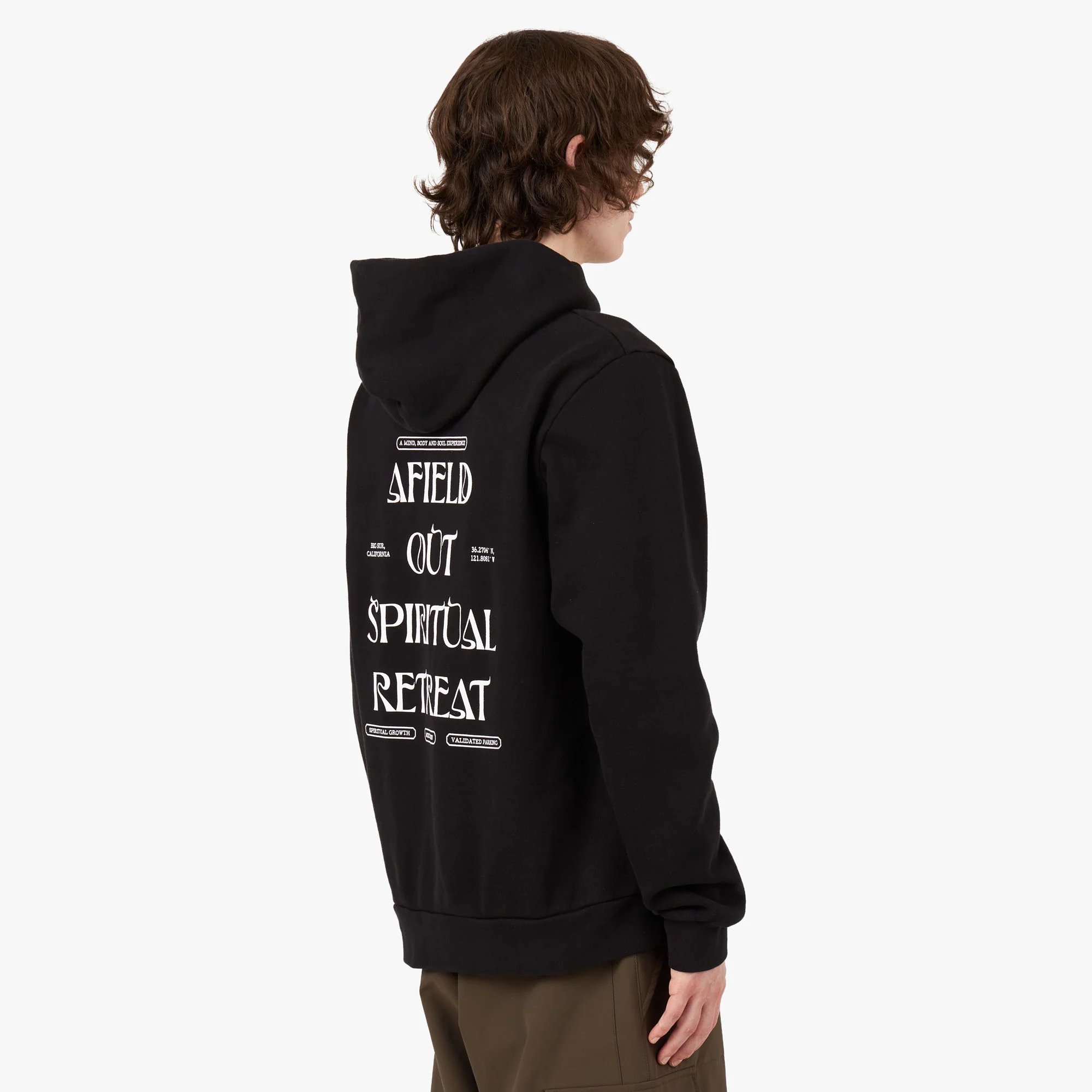 Afield Out Retreat Pullover Hoodie / Black - Image 3
