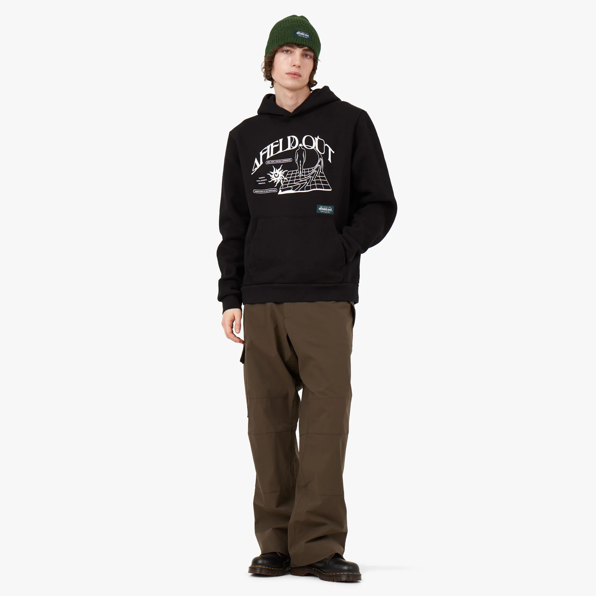 Afield Out Retreat Pullover Hoodie / Black - Image 6