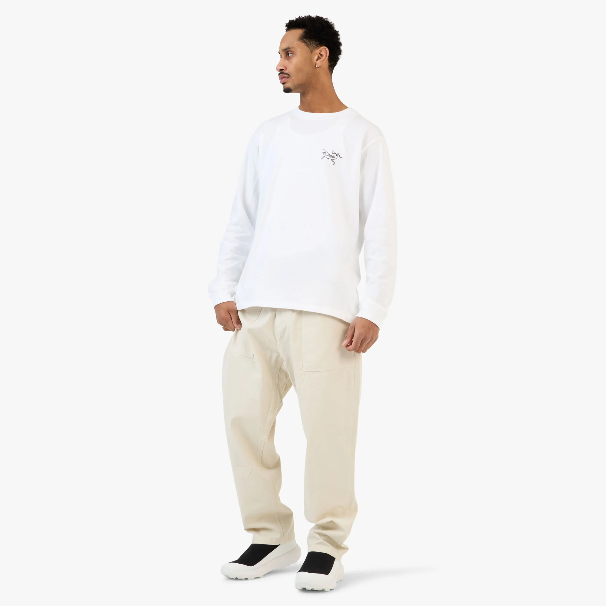 Arc'teryx Kragg Cotton LS White Light/Black - Image 6