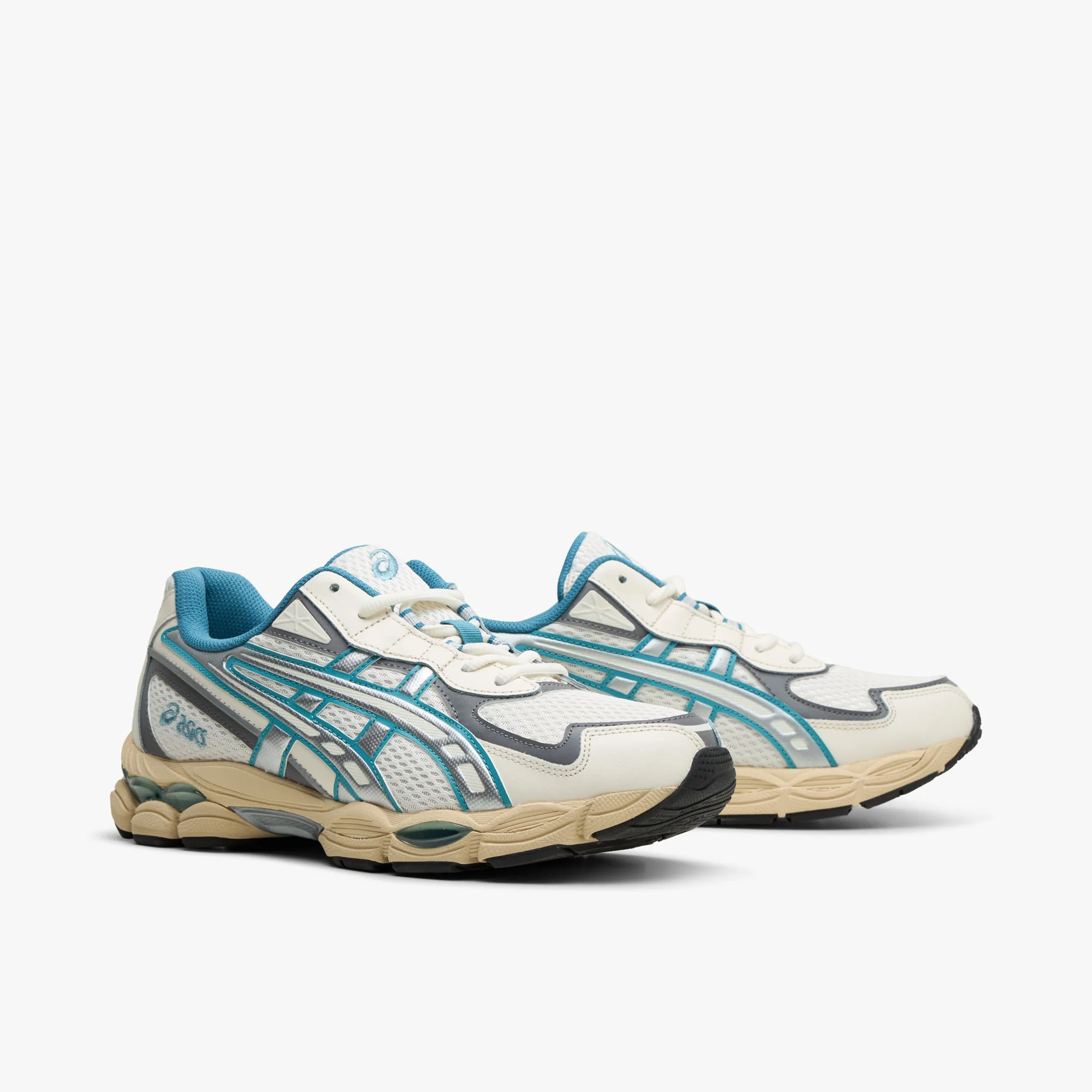 ASICS GEL-NYC 2055 Cream / Blue Teal - Image 3
