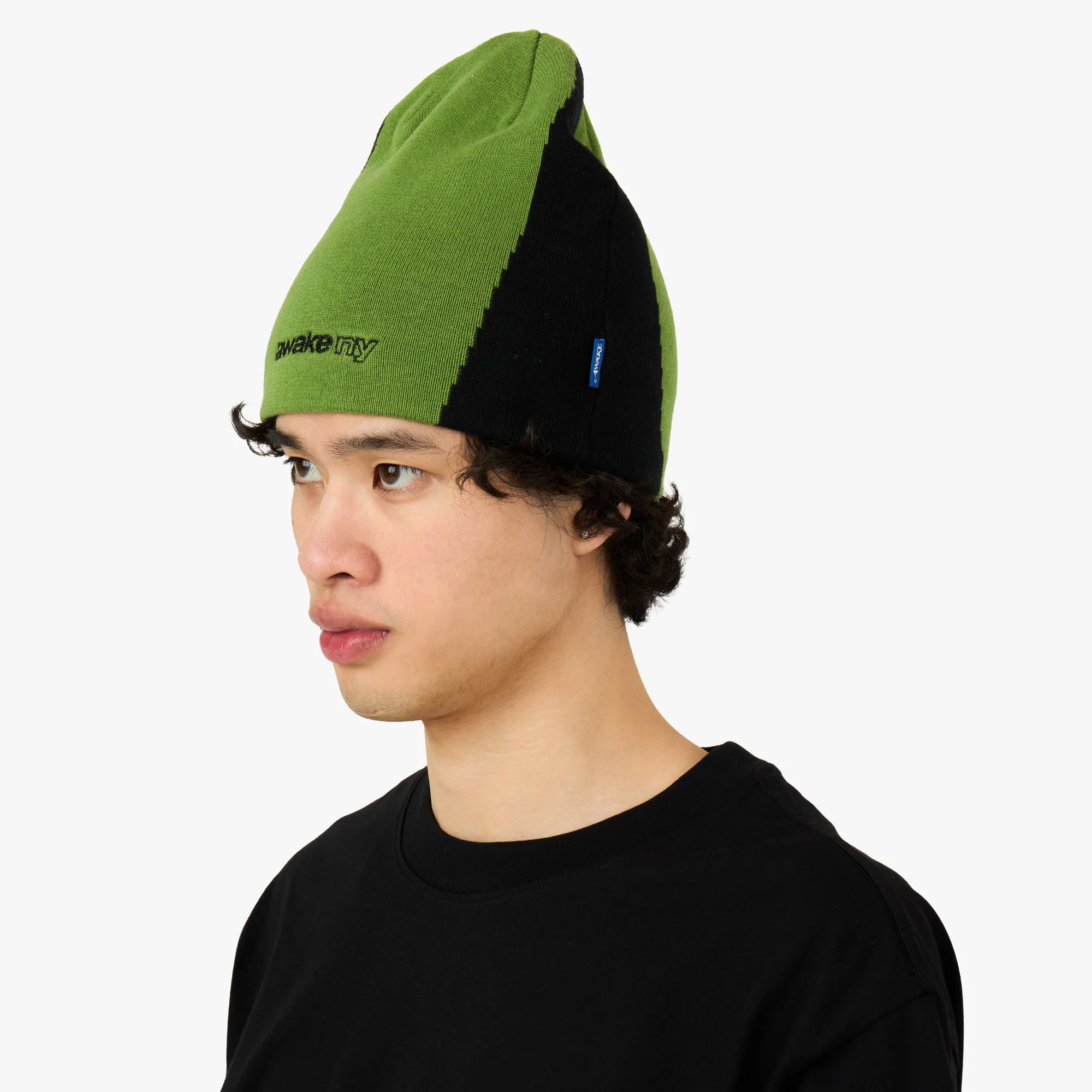 Awake NY Panel Beanie Green - Image 2