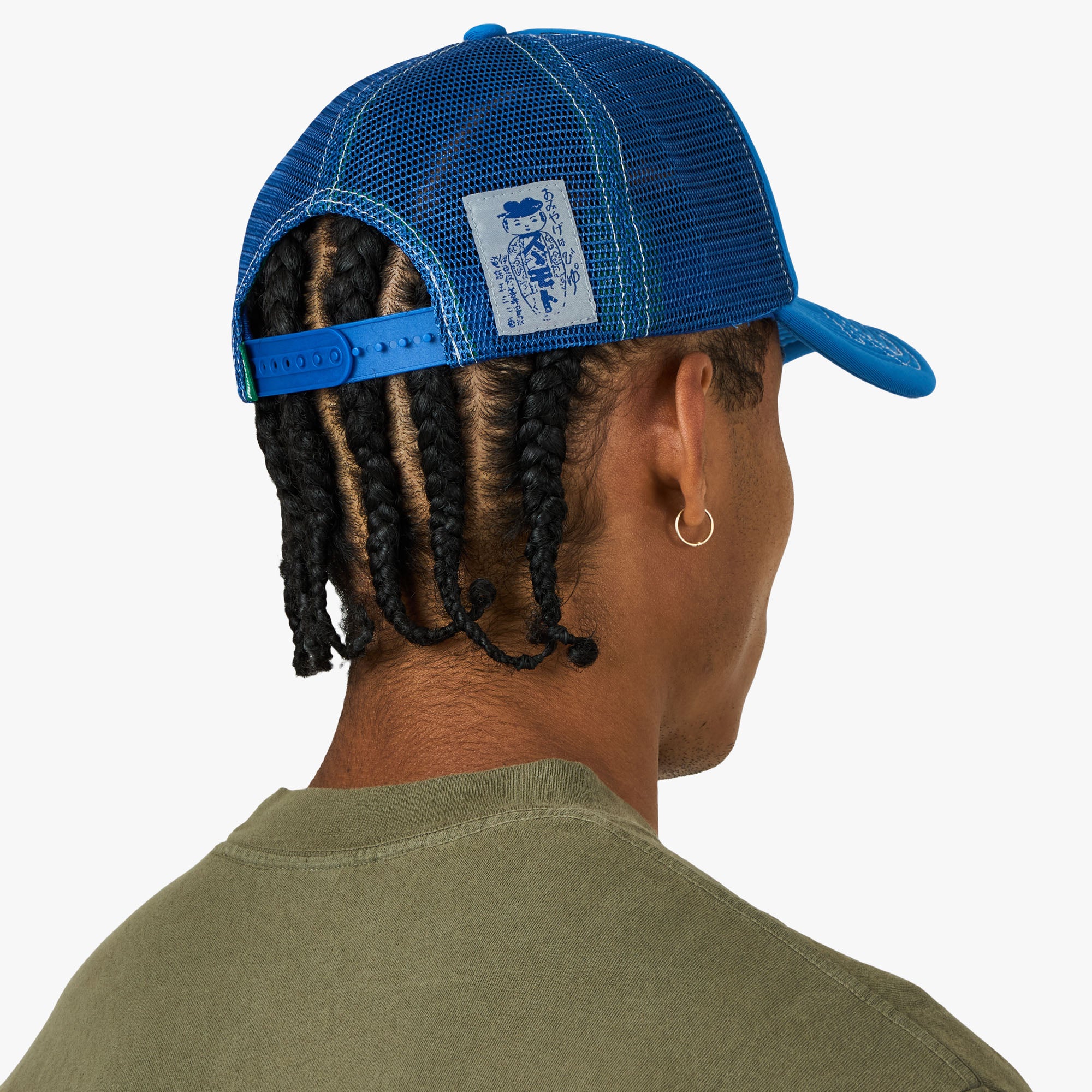 b.Eautiful b.i Foam Trucker Hat Beach Blue - Image 3