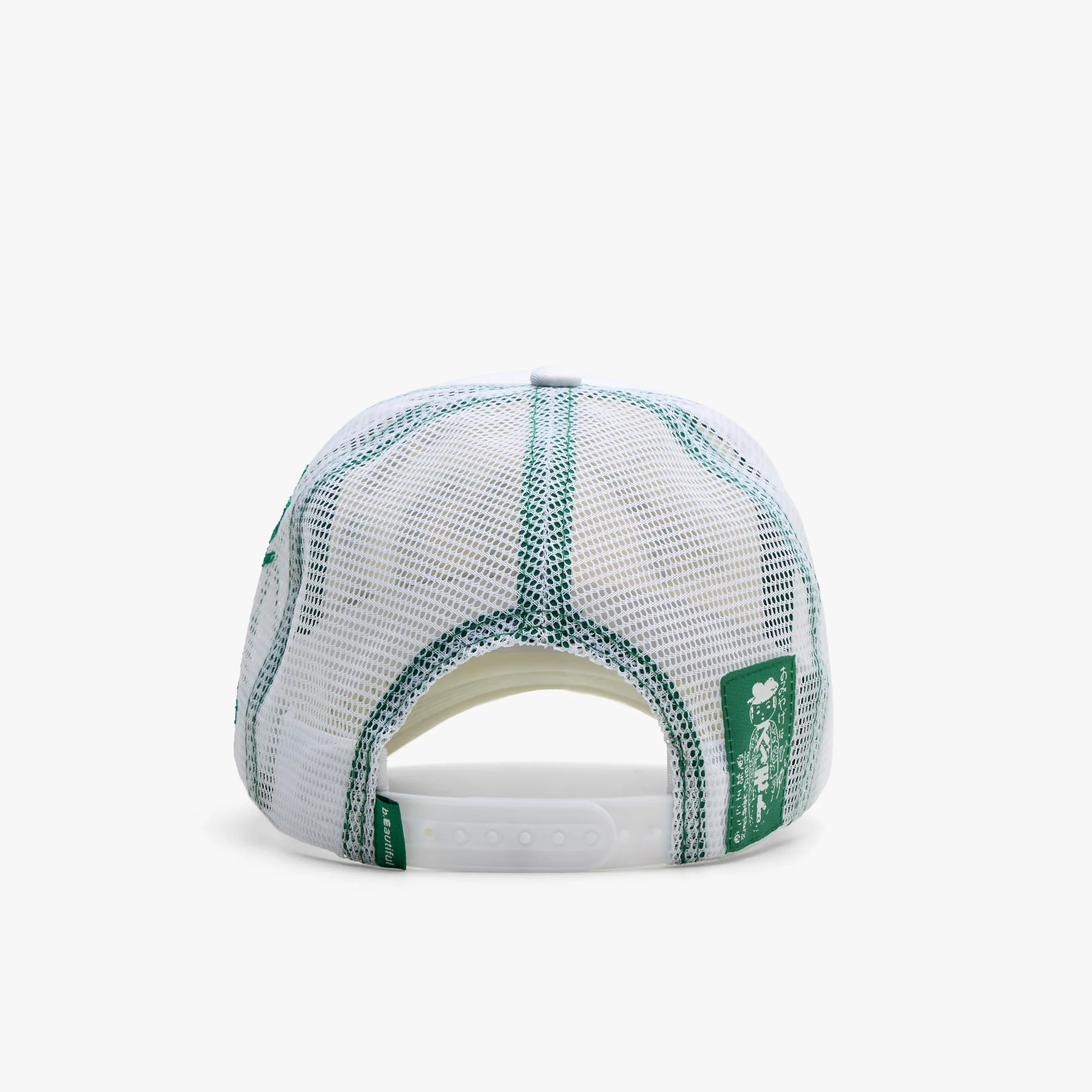 b.Eautiful b.i Foam Trucker Hat White / Green - Image 7